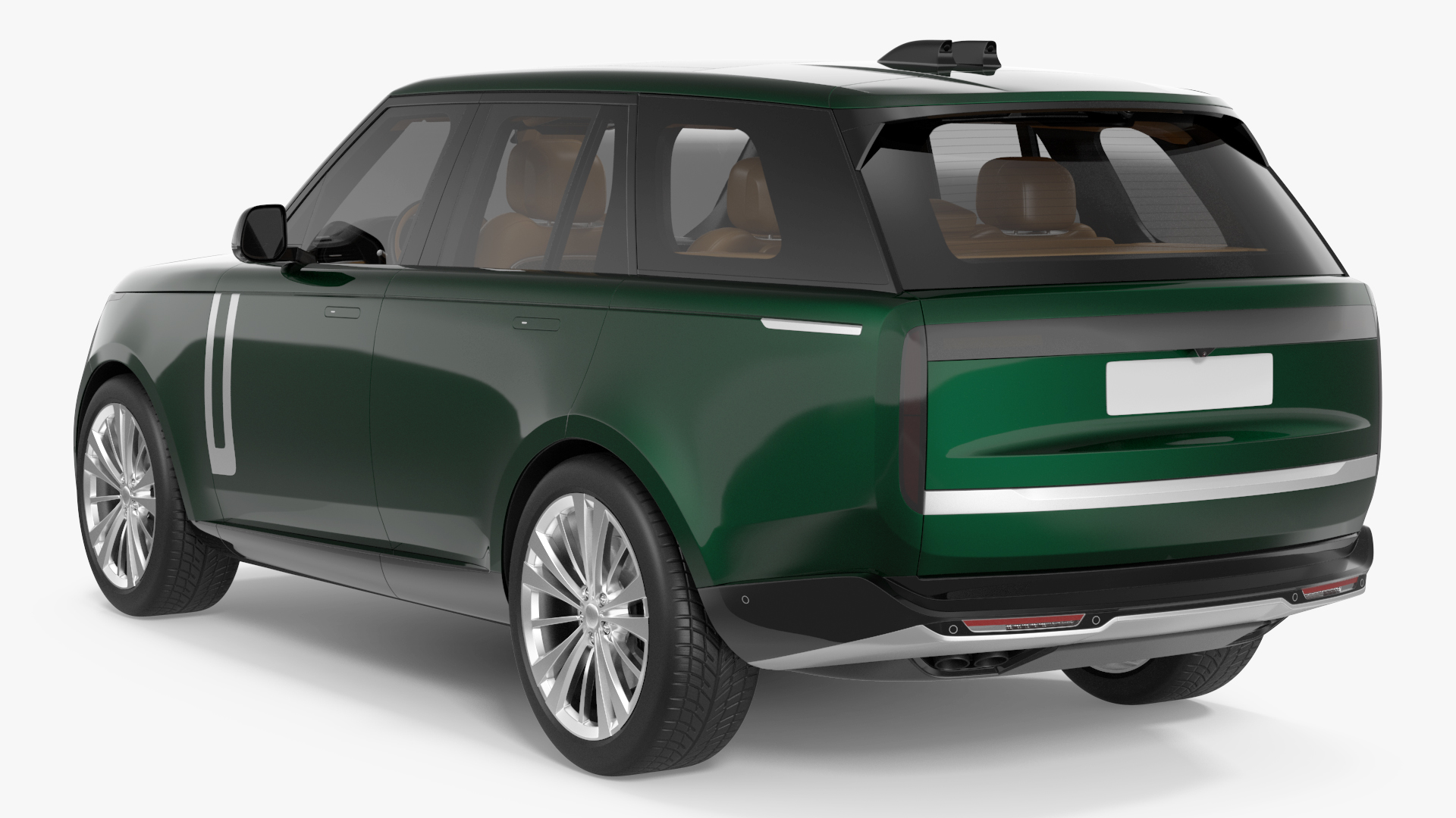 3D model Luxury European SUV Simple Interior
