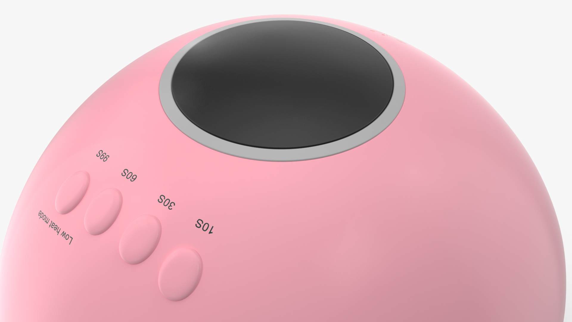 3D model Gel UV LED Nail Lamp Pink Off State