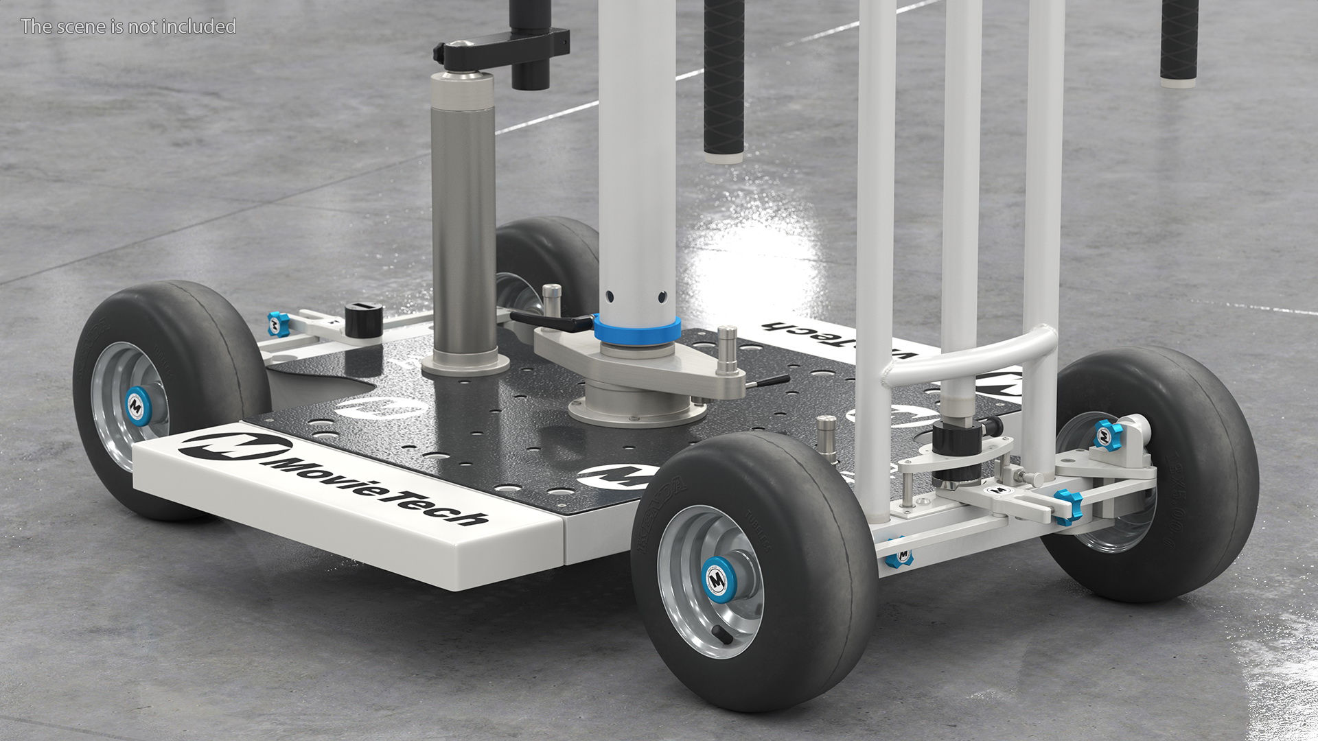 3D MovieTech 4x4 Dolly with Seat Rigged
