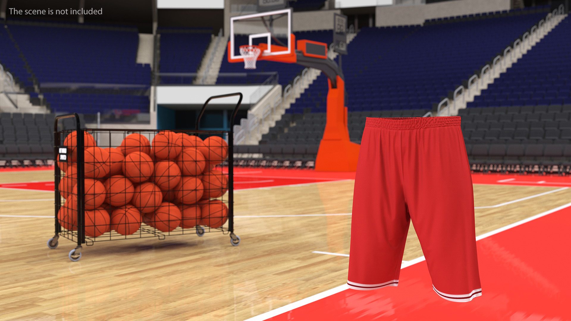 3D Athletic Basketball Shorts