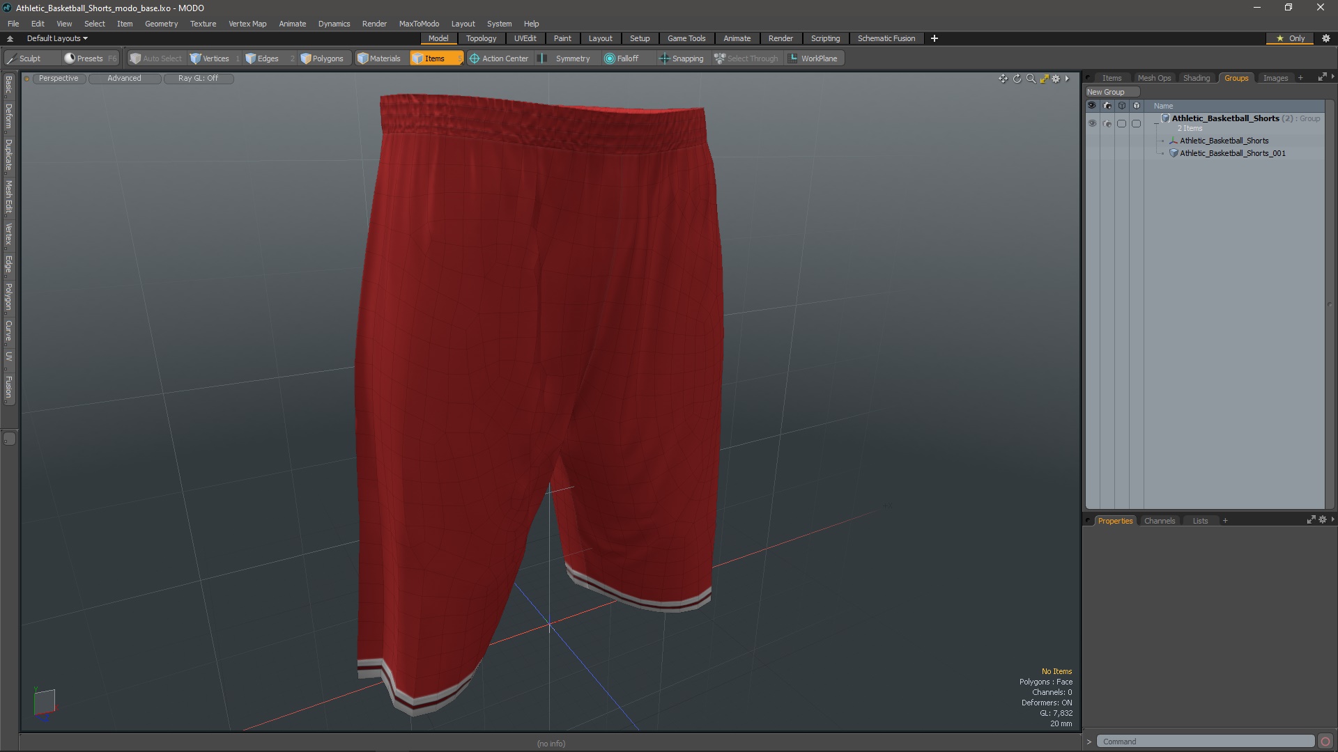 3D Athletic Basketball Shorts
