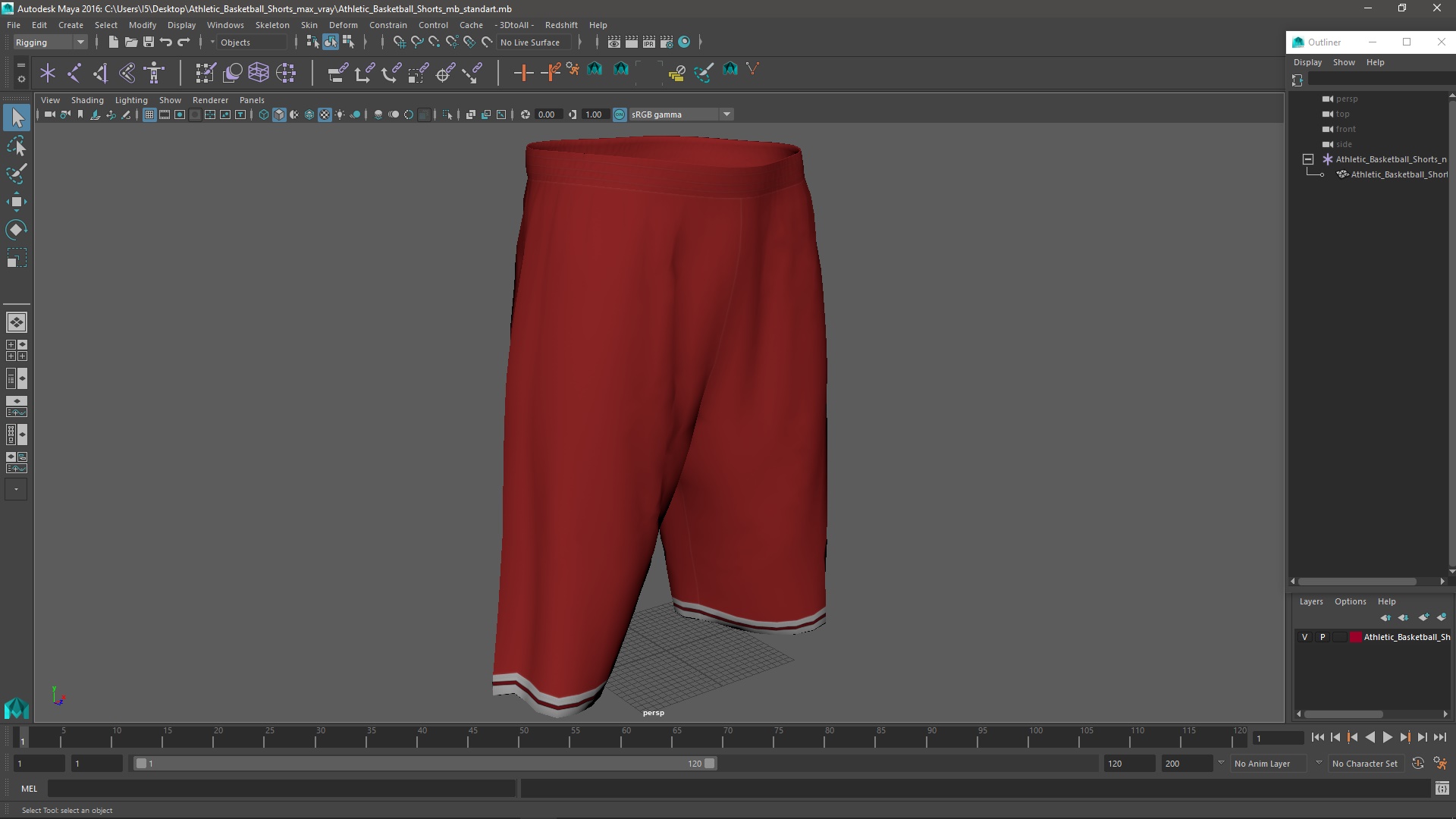 3D Athletic Basketball Shorts