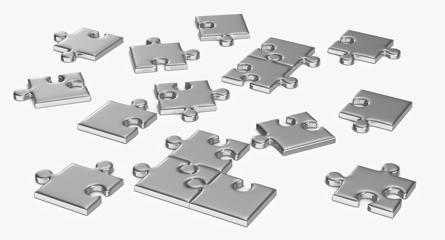 3D model Puzzle Template