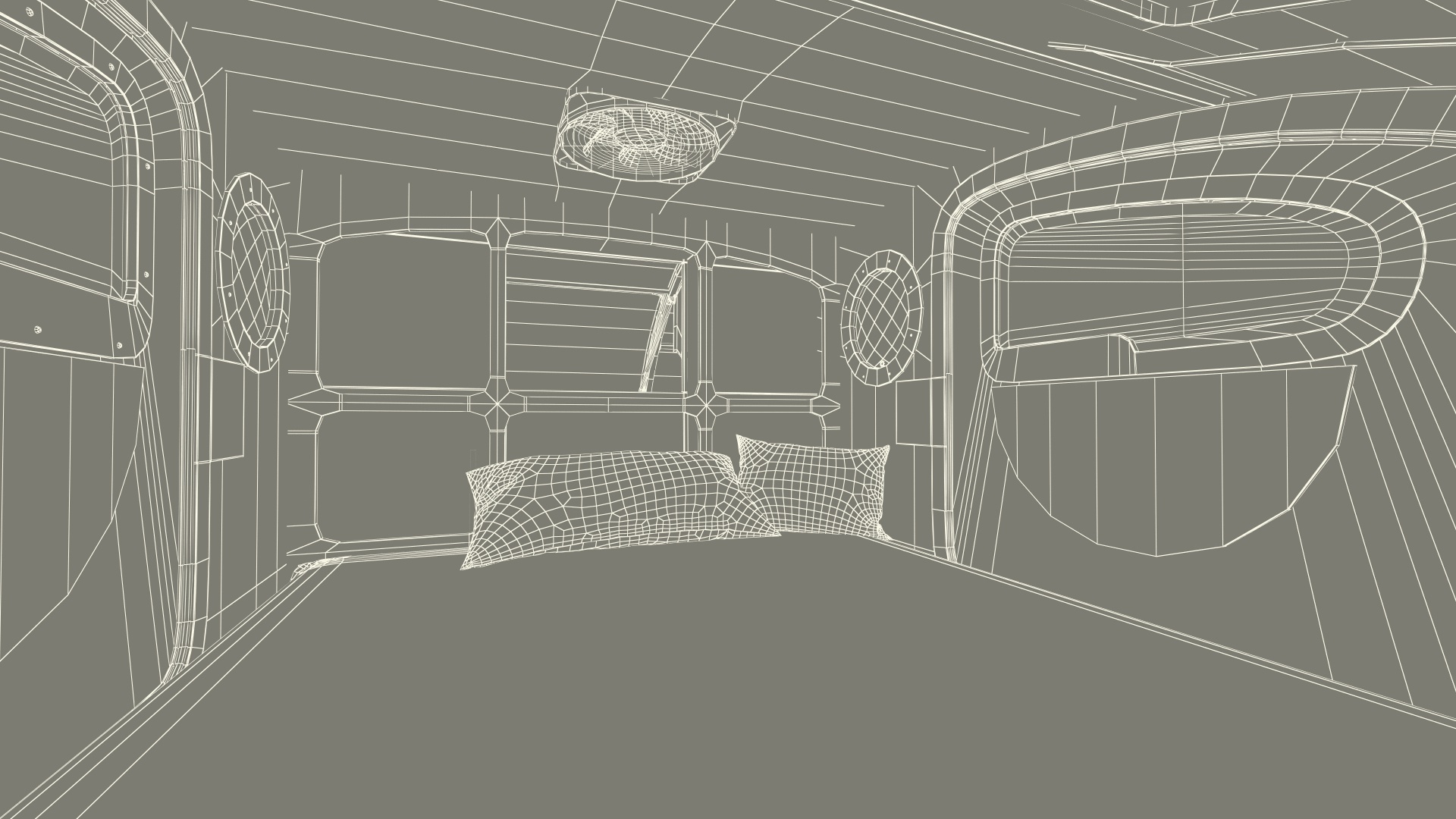 3D model Metallic Vistabule Teardrop Camping Trailer Rigged