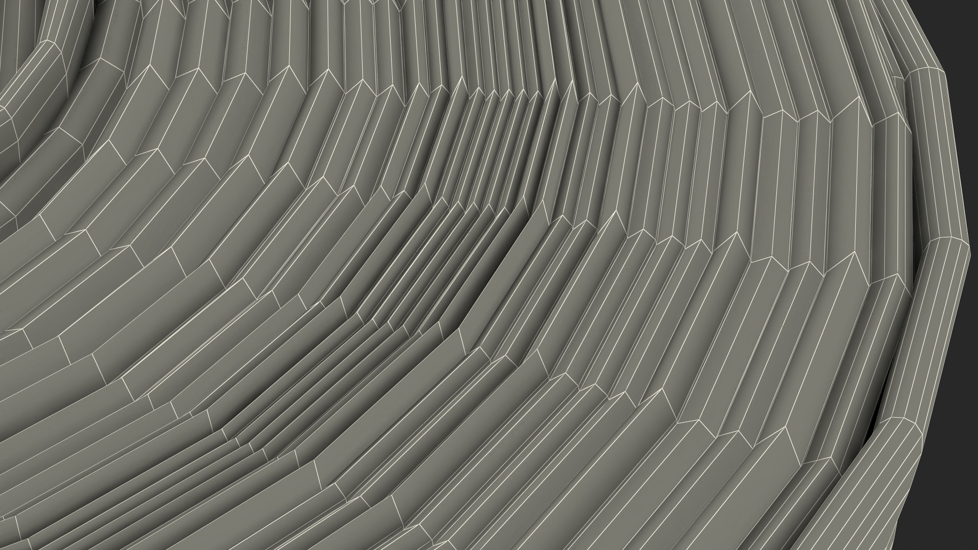 Fire Hose White Canvas 3D