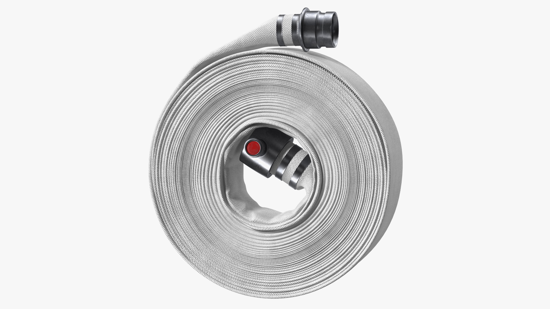Fire Hose White Canvas 3D
