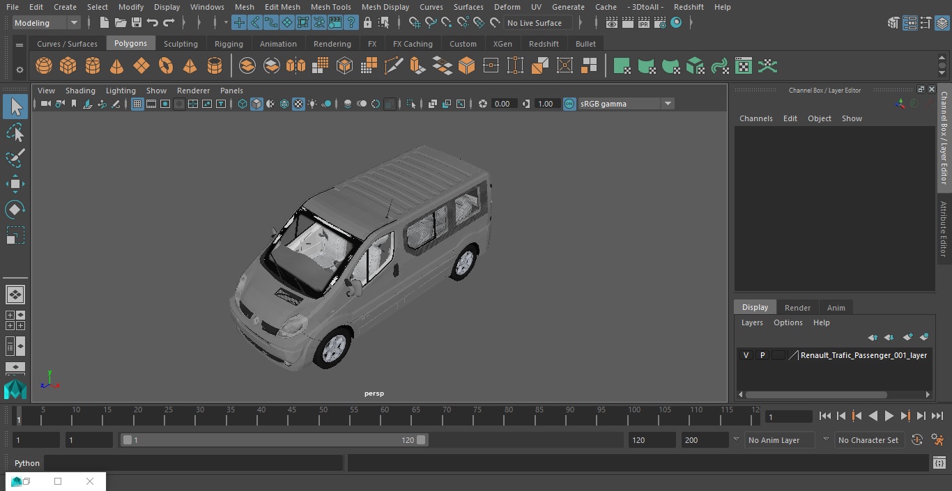Renault Trafic Passenger 3D model