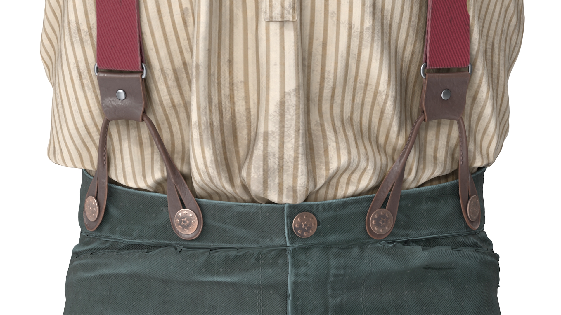 Wild West Mens Clothes 3D