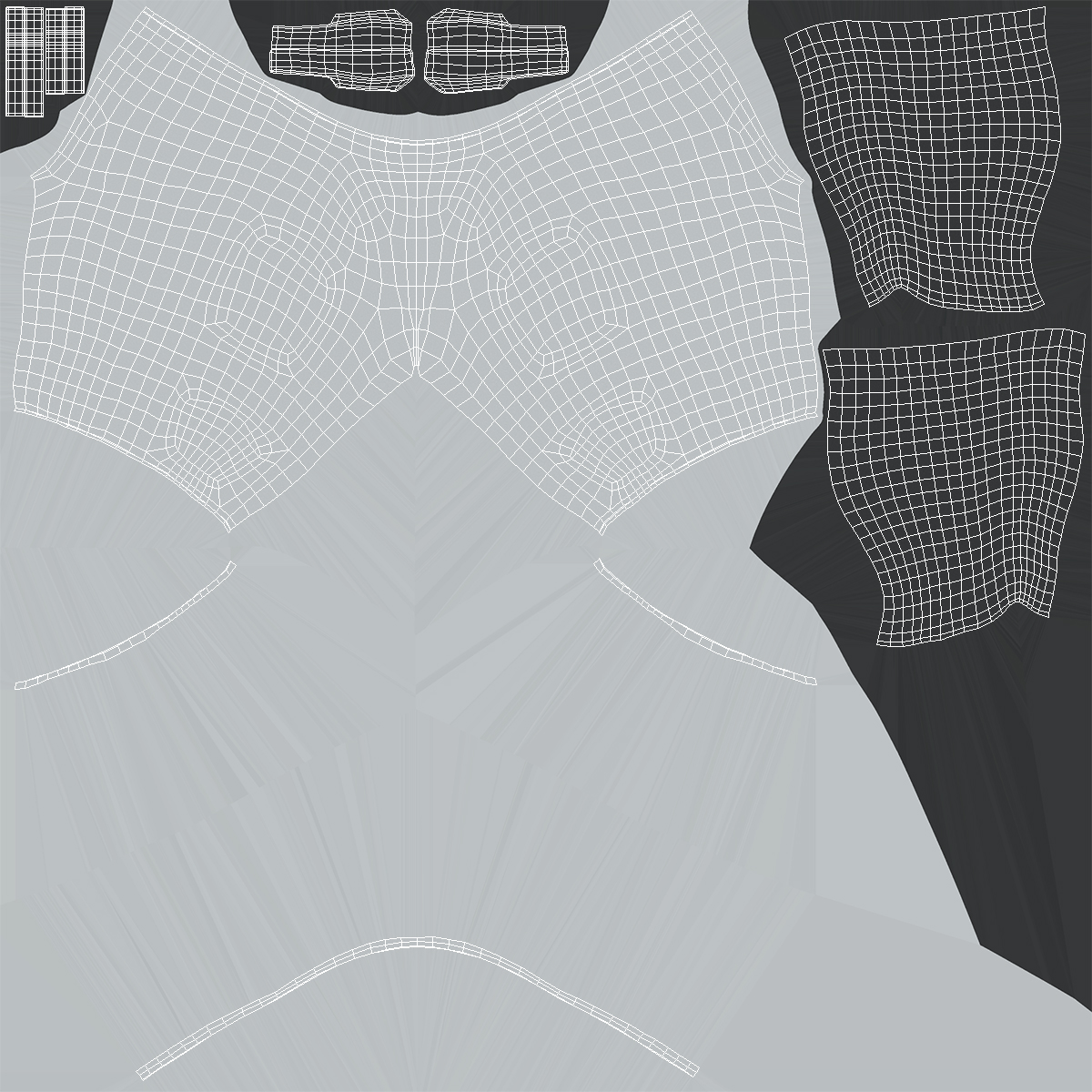 3D White Uniform Black Man Football Player Rigged