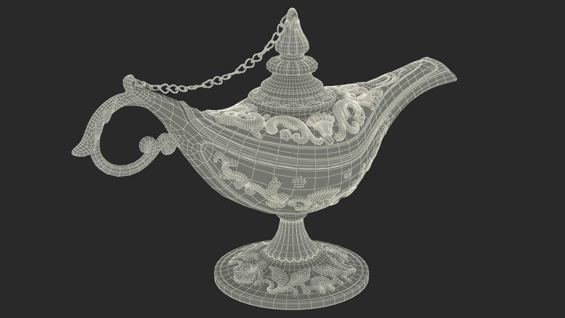 Magic Lamp Red 3D model