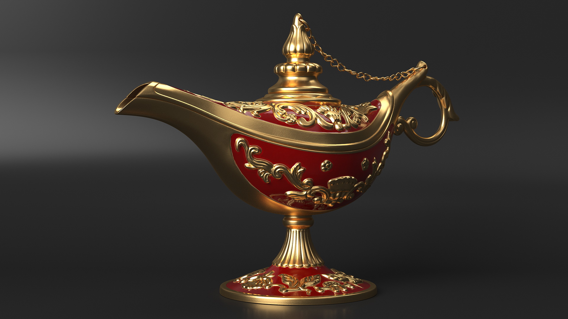 Magic Lamp Red 3D model
