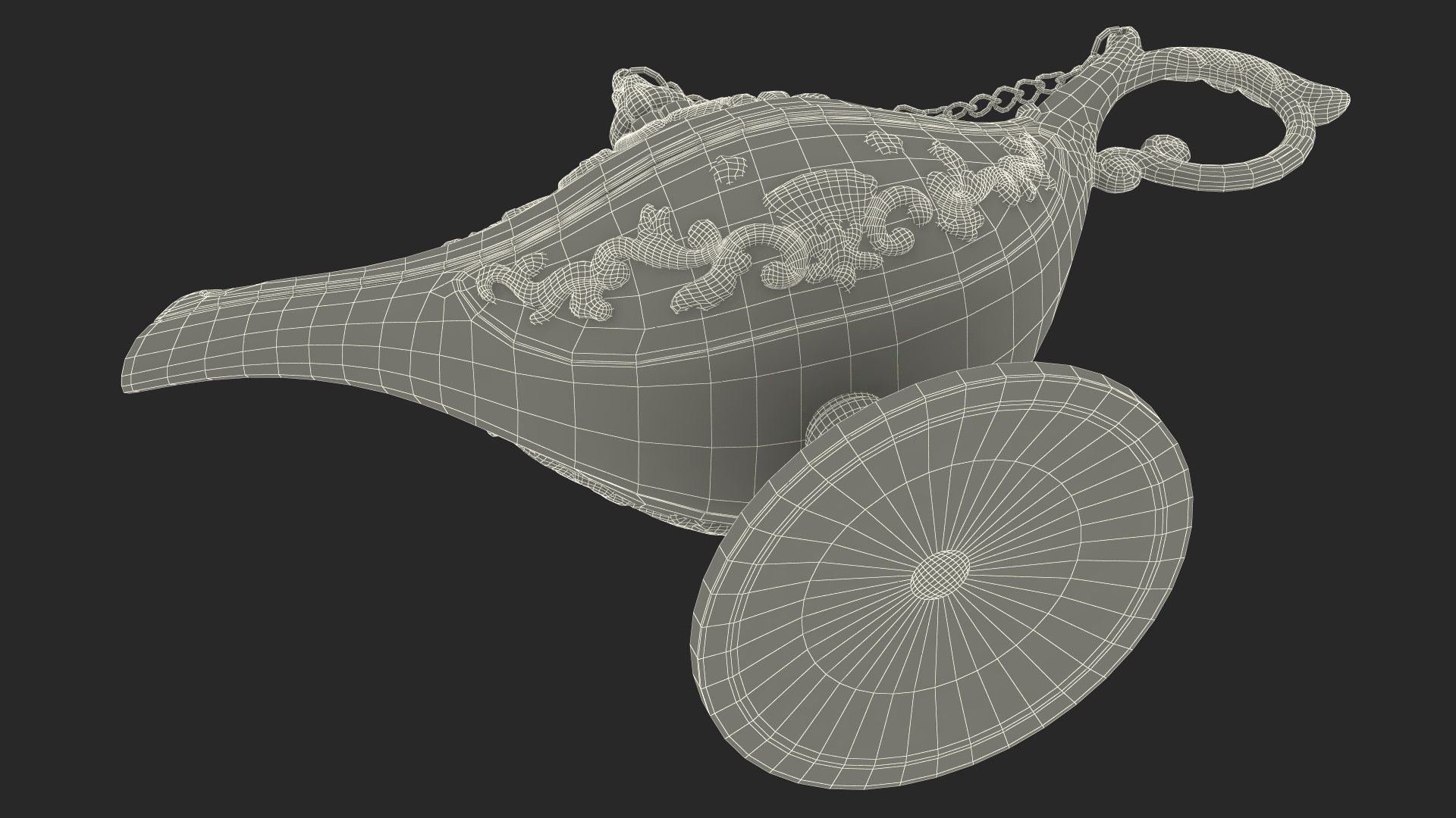 Magic Lamp Red 3D model