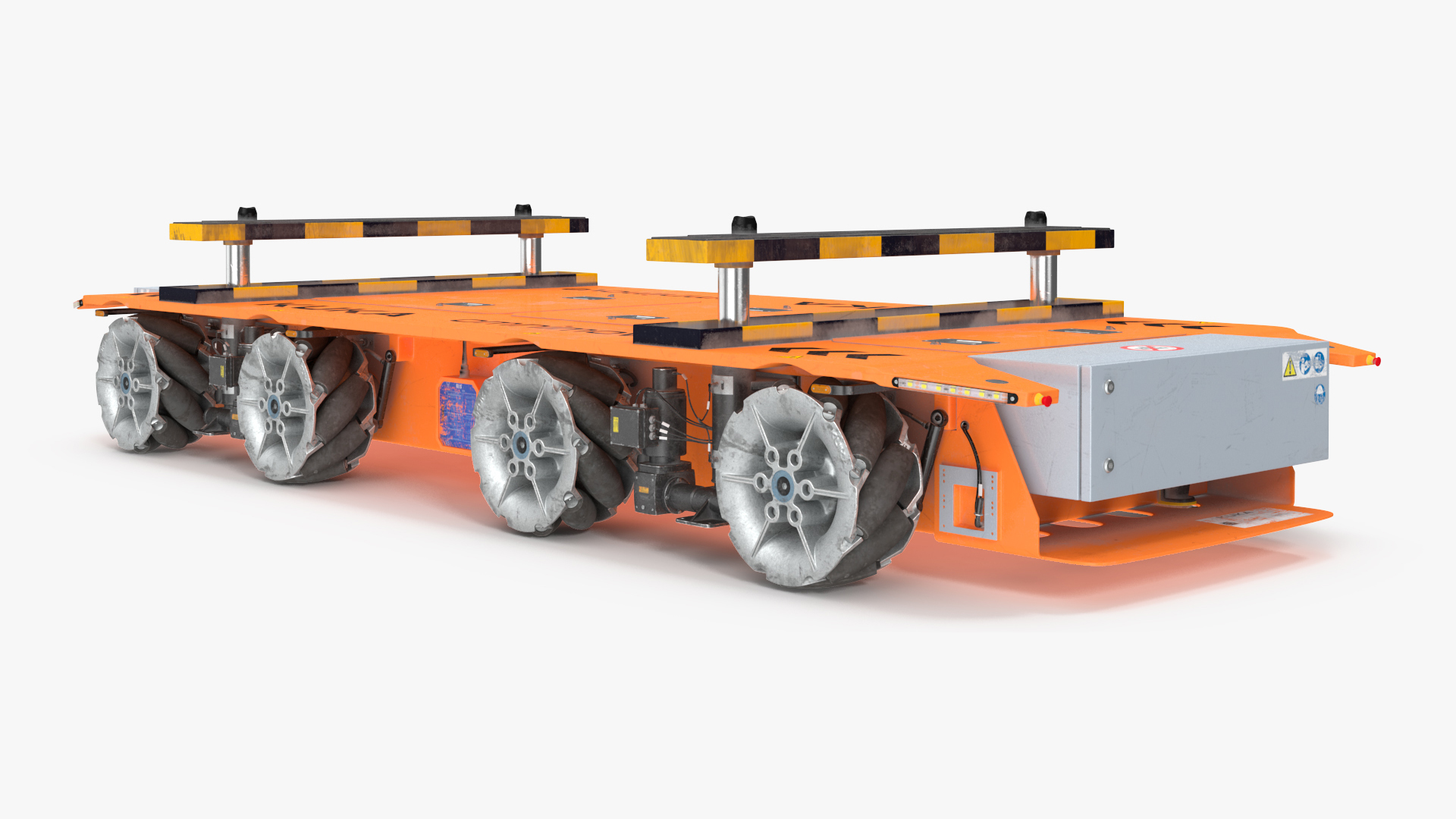 Dirty Orange Omnimove KUKA Rigged for Cinema 4D 3D