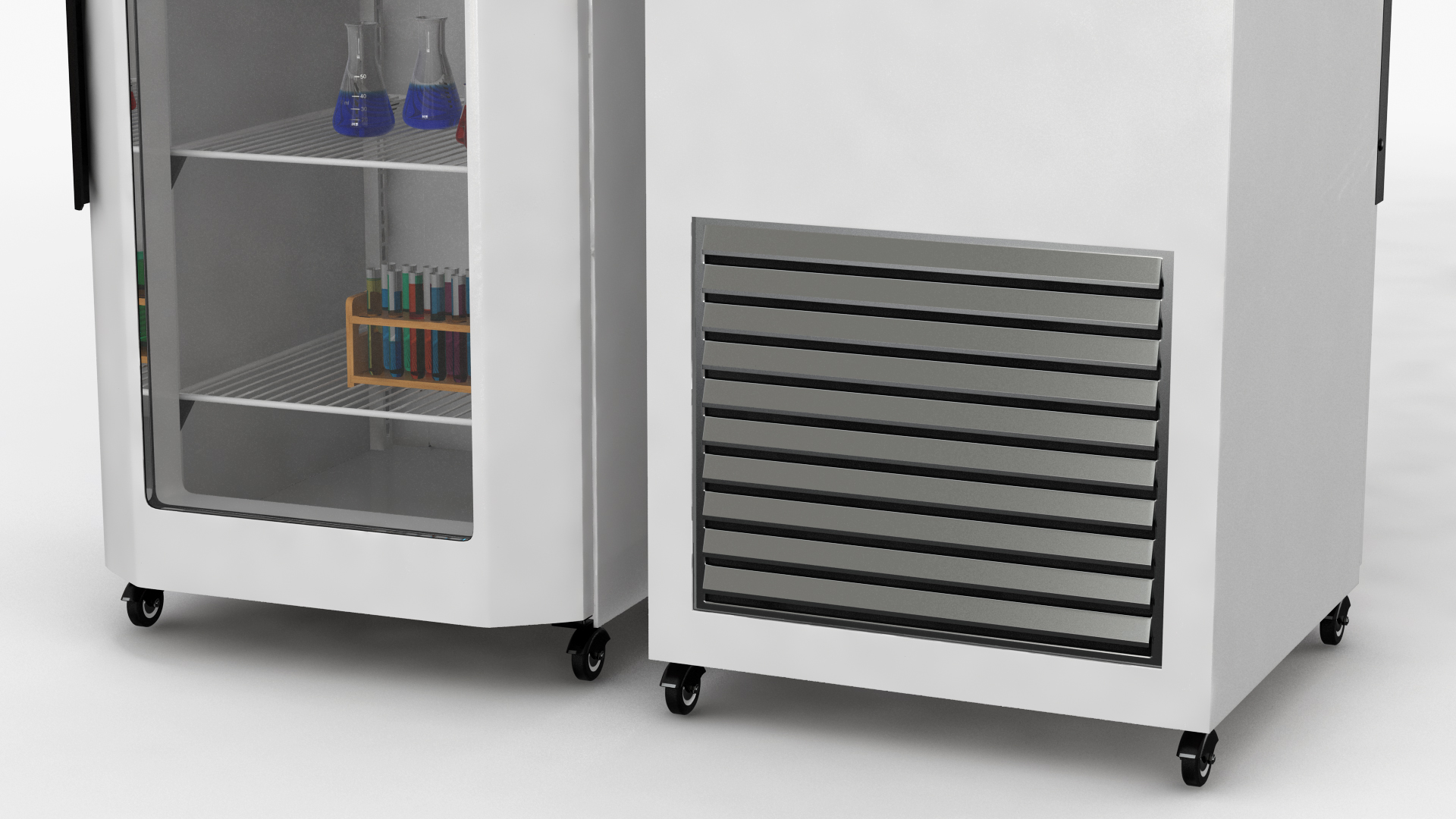 3D Cooled Lab Incubator 570L with Test Tubes