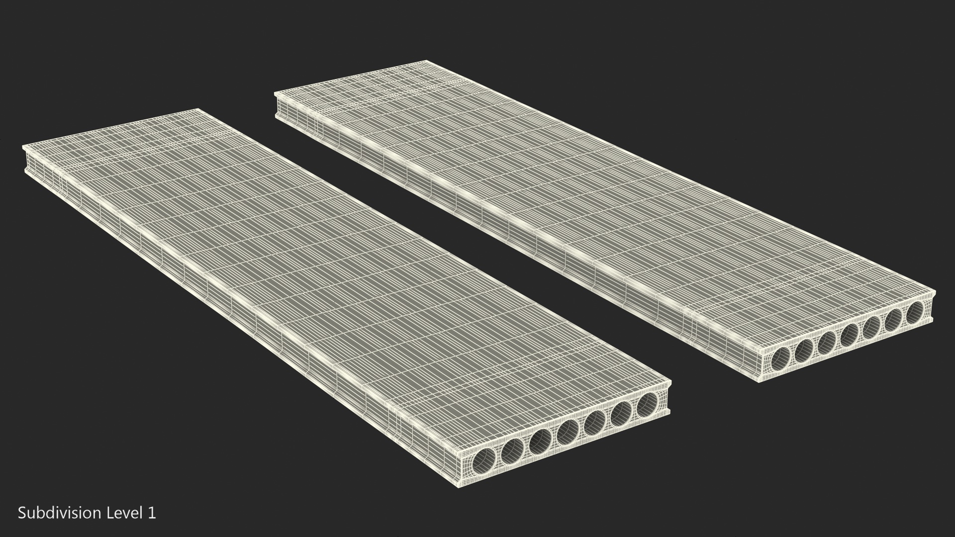3D Hollow Core Slab
