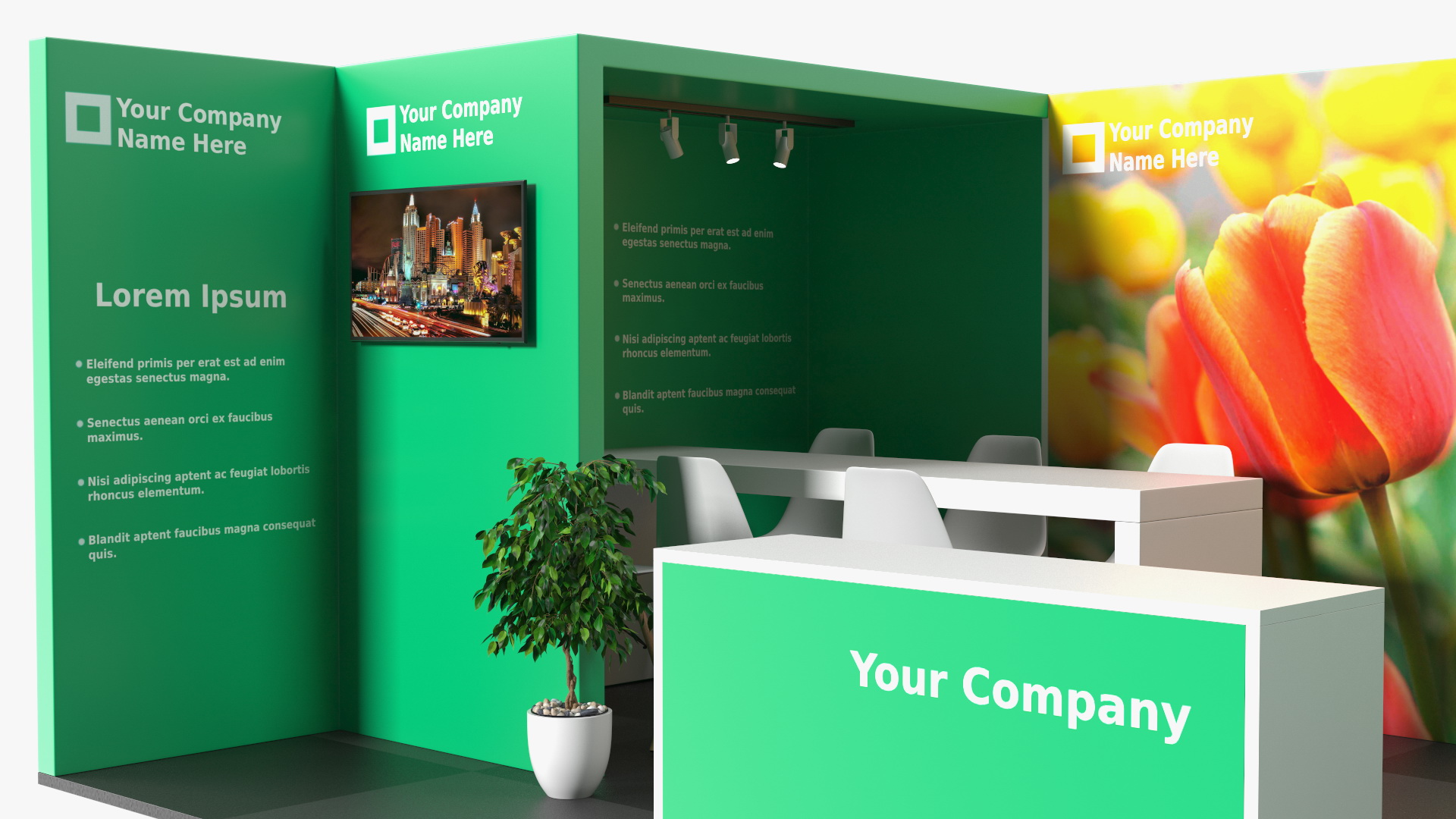 3D Exhibition Stand Design model