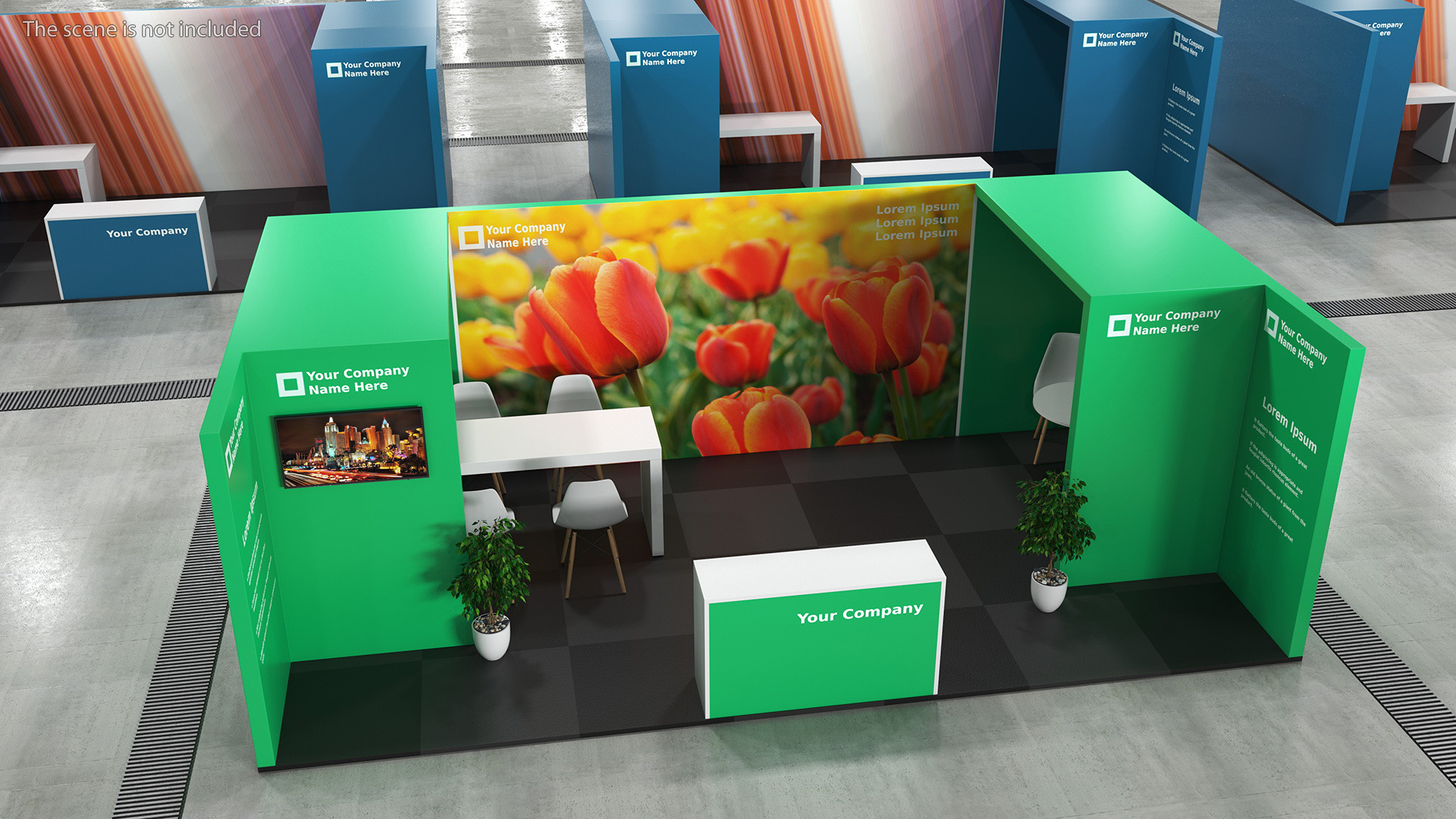 3D Exhibition Stand Design model