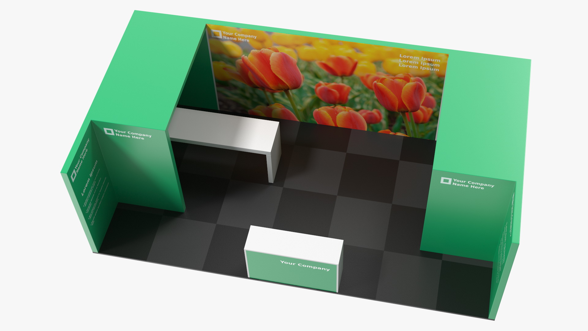 3D Exhibition Stand Design model