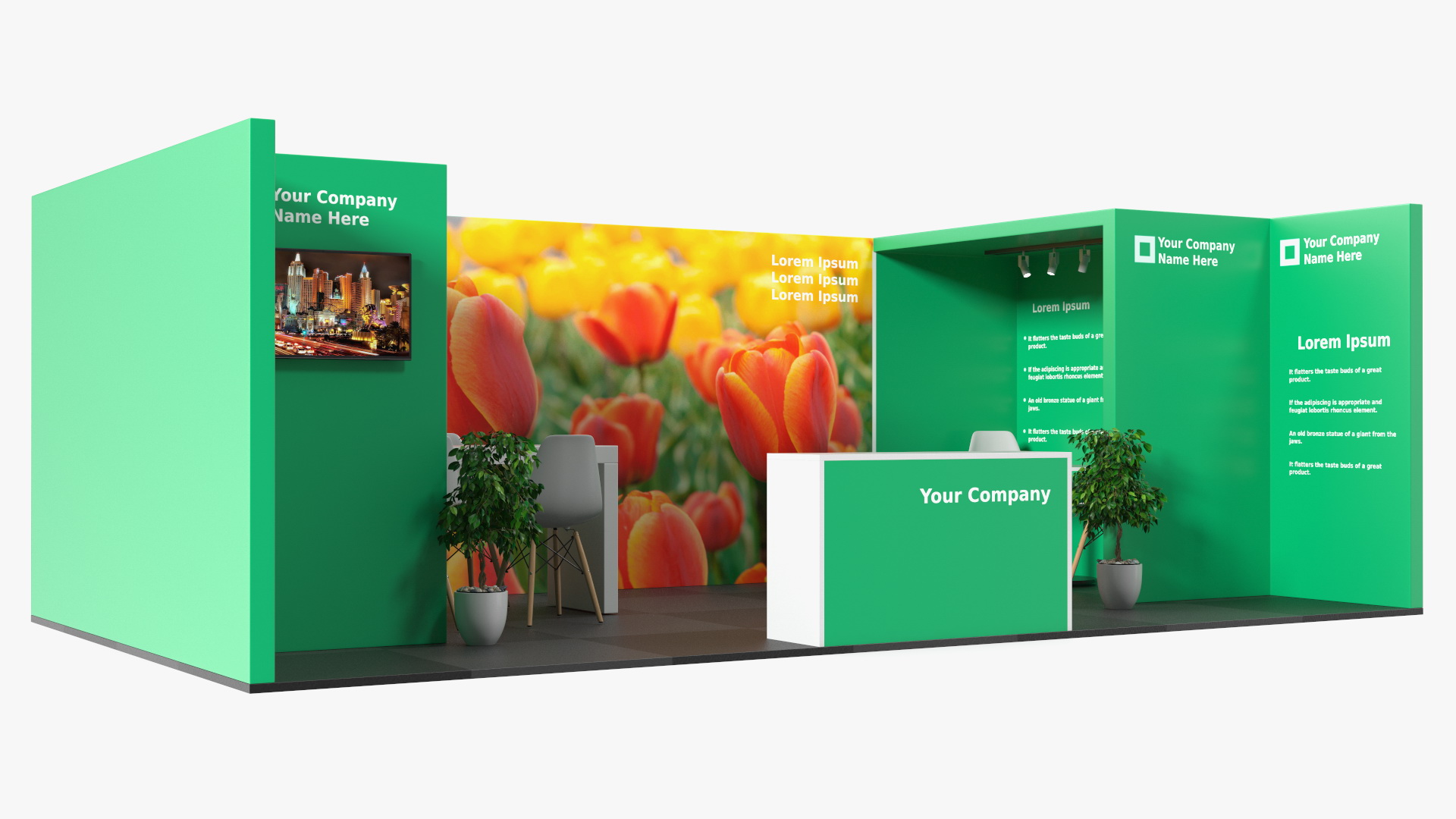3D Exhibition Stand Design model