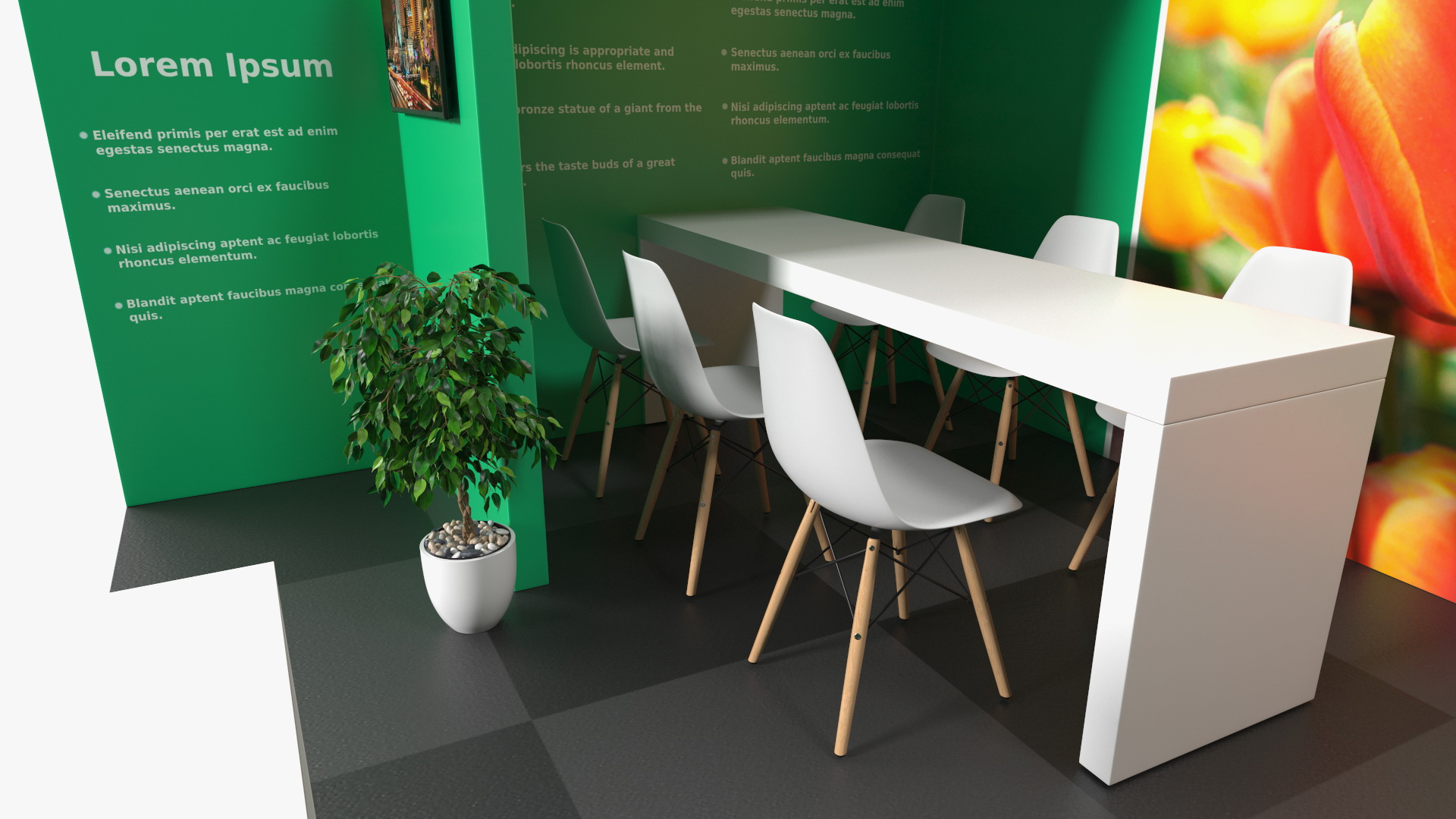 3D Exhibition Stand Design model