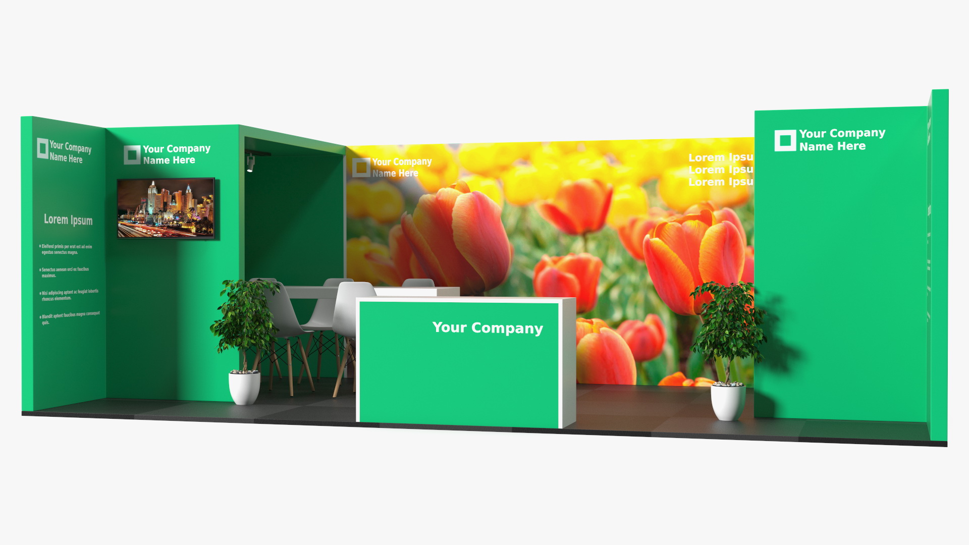 3D Exhibition Stand Design model