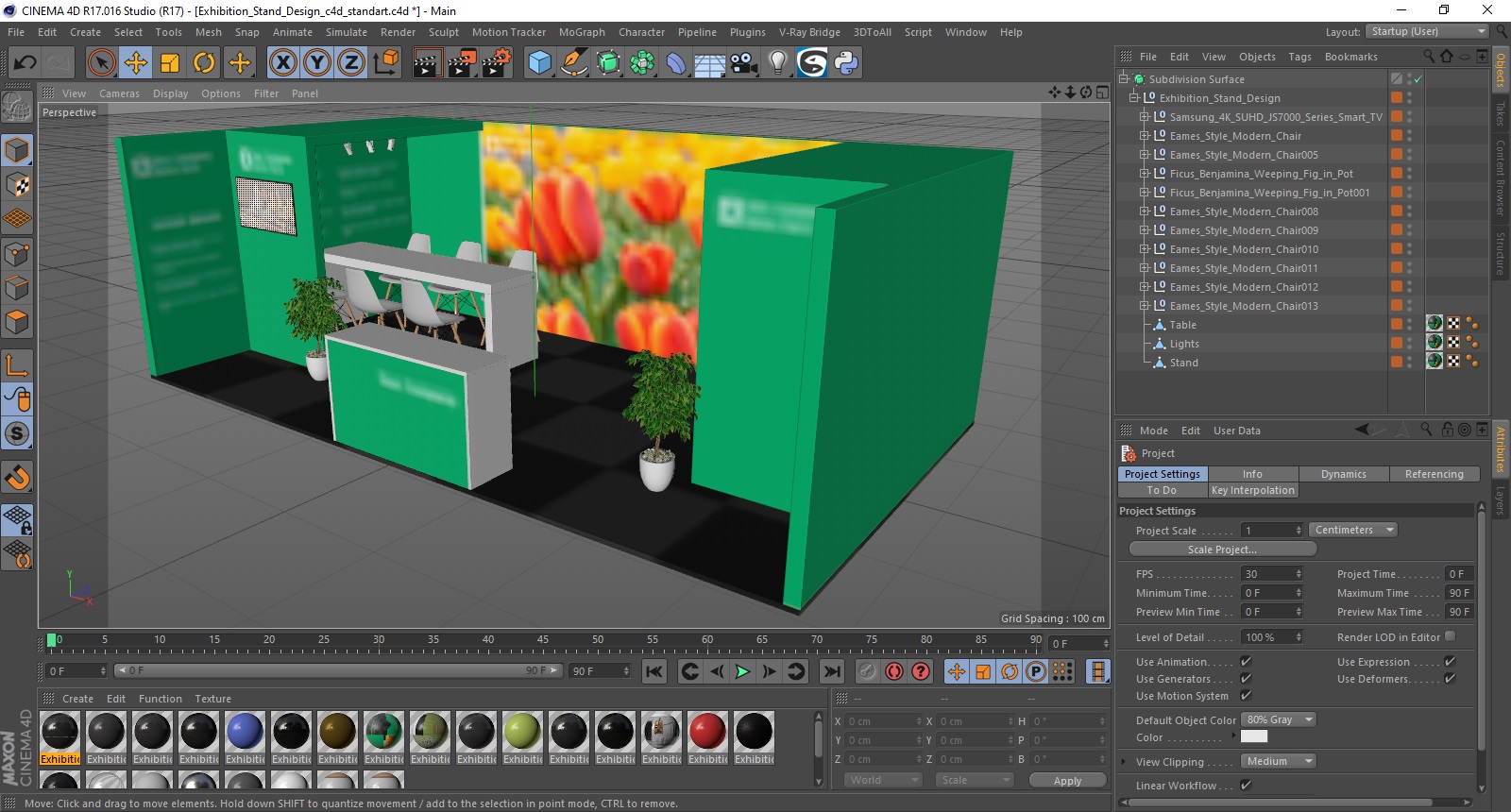 3D Exhibition Stand Design model