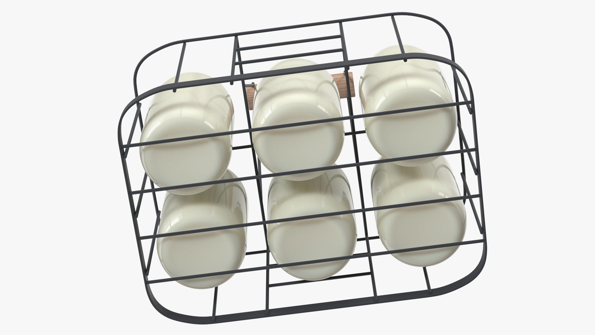 3D Skimmed Milk Bottles with Foil Top in Carrying Case