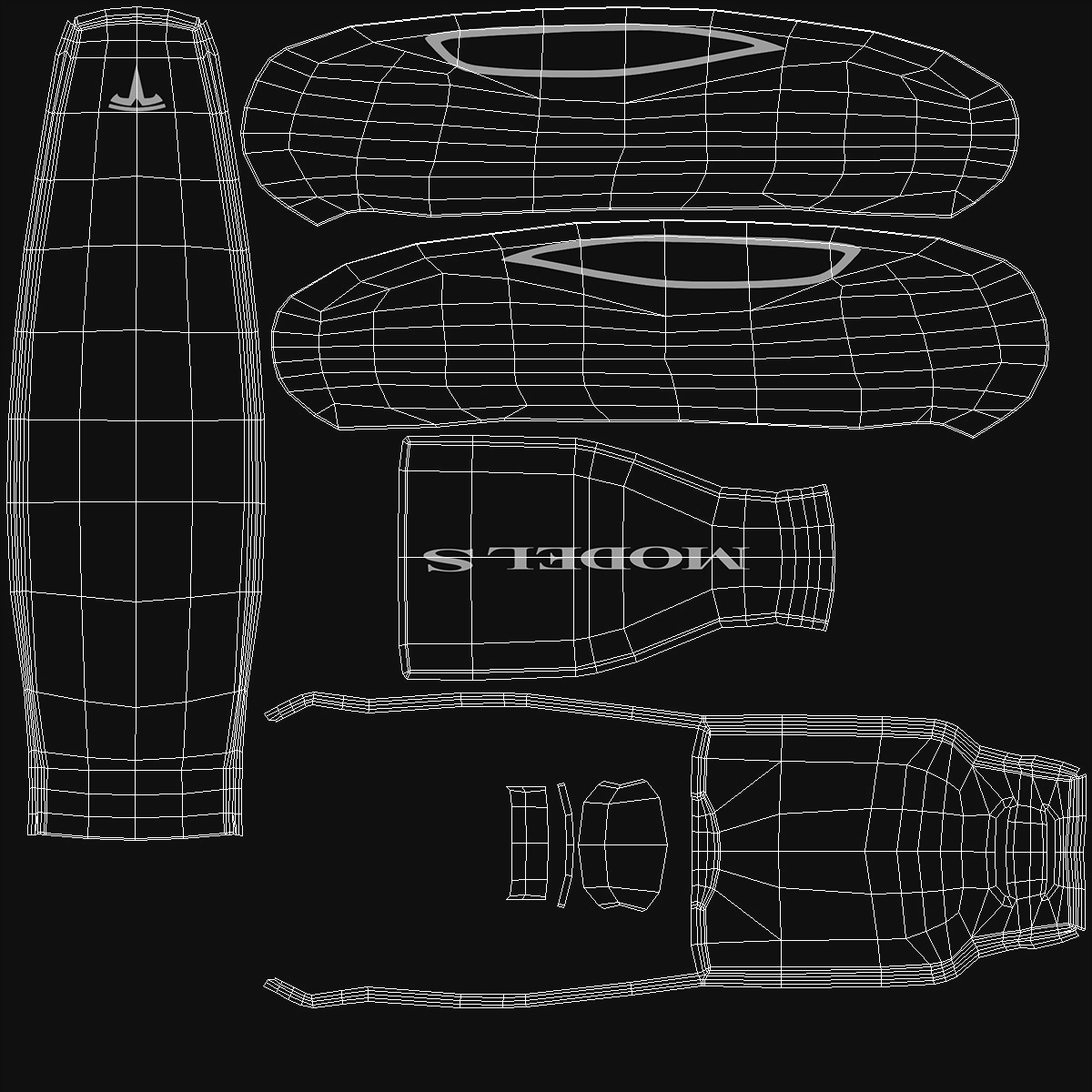 3D Tesla Model S Key Fob