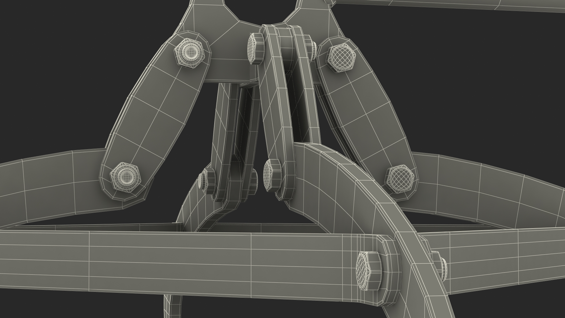Vertical Drum Lifting Tongs with Barrel 3D model