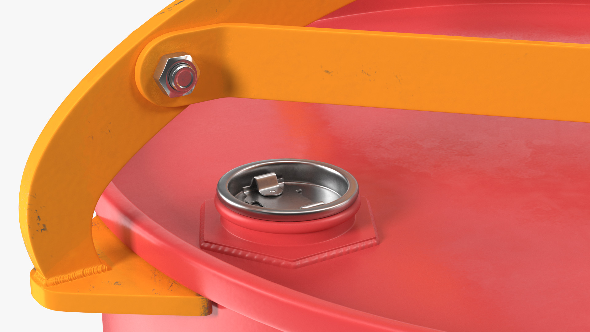 Vertical Drum Lifting Tongs with Barrel 3D model
