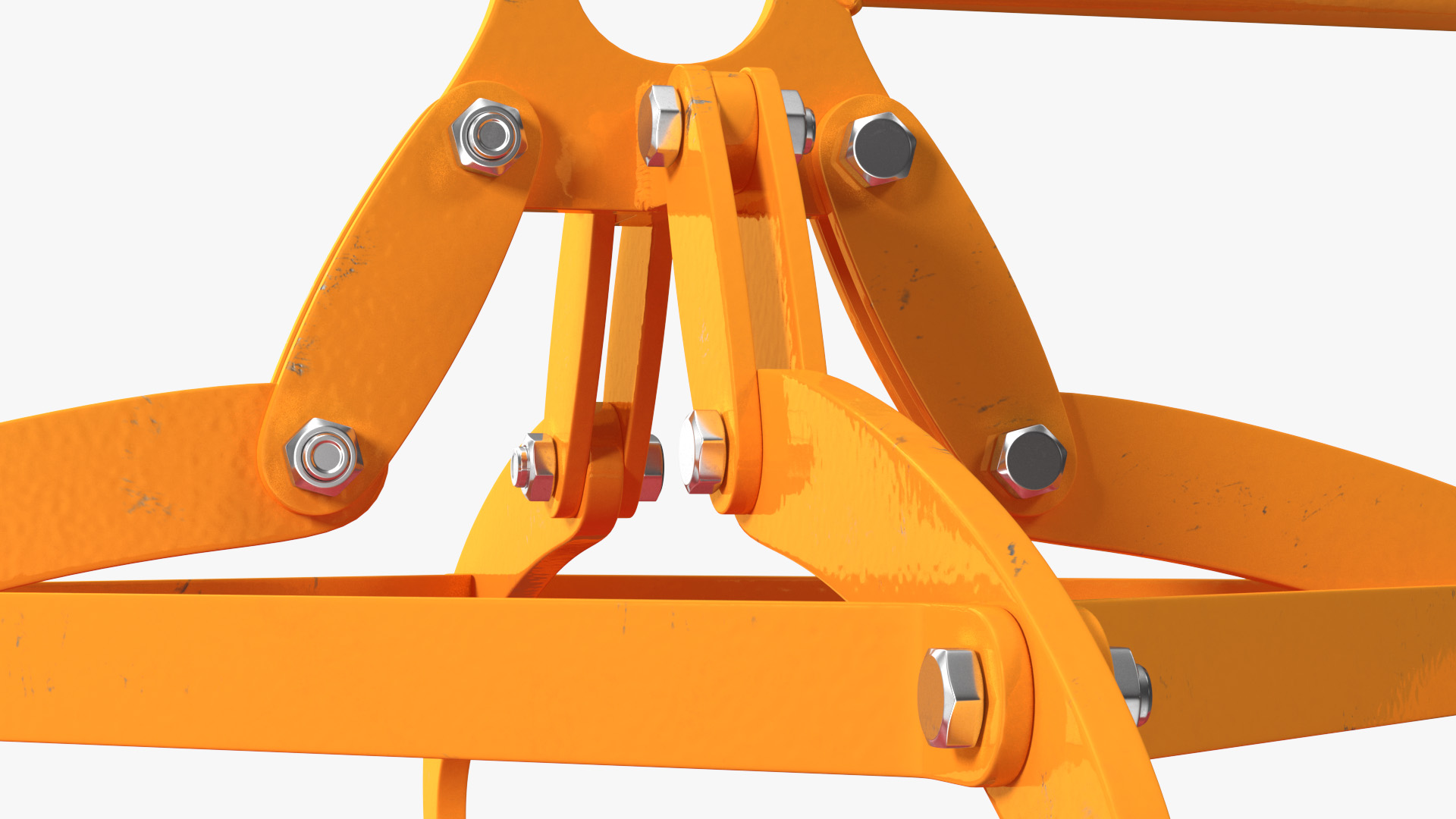 Vertical Drum Lifting Tongs with Barrel 3D model