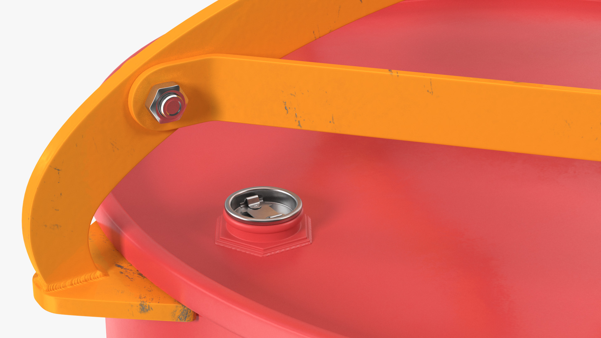 Vertical Drum Lifting Tongs with Barrel 3D model