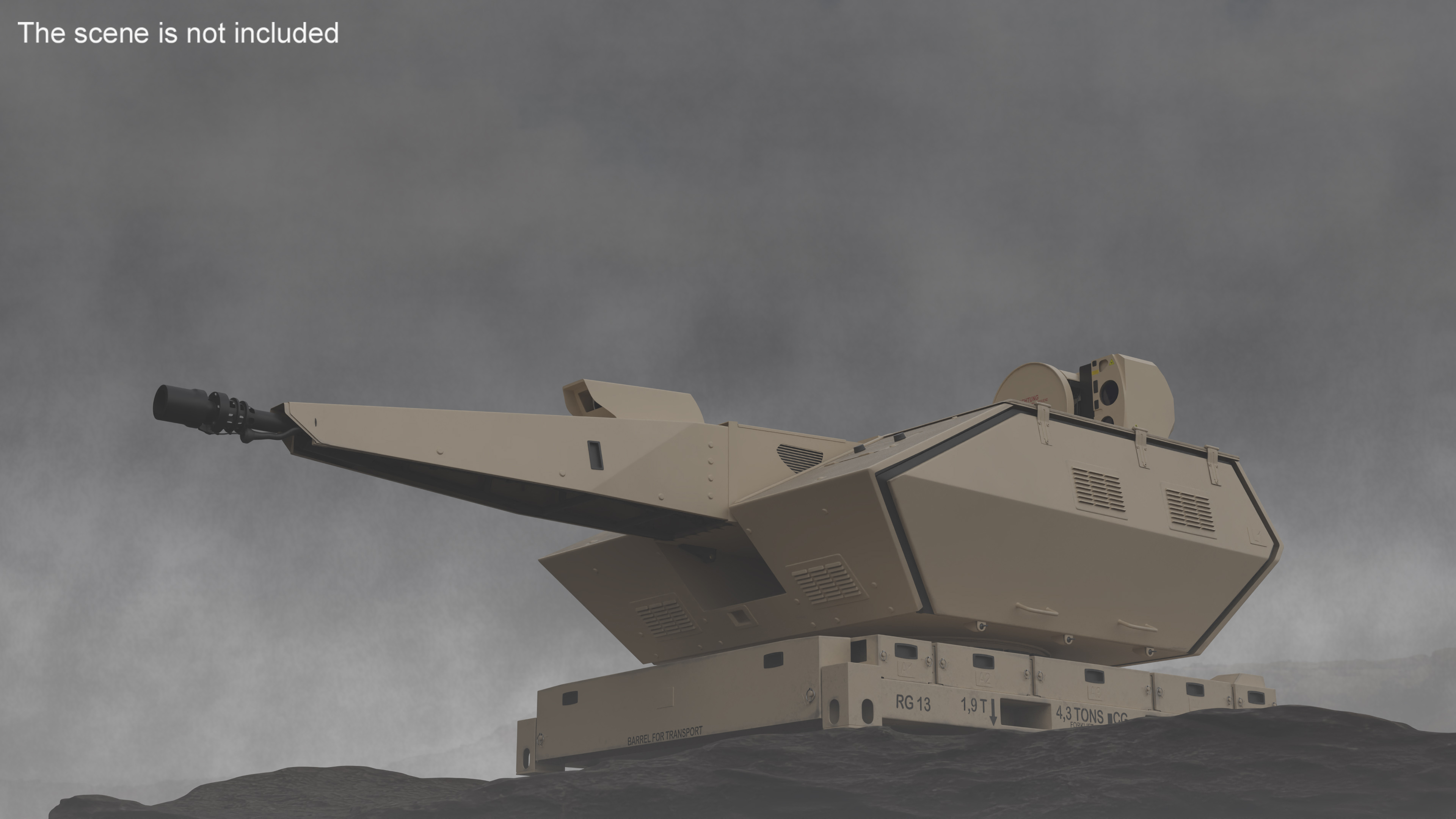 3D Skynex Air Defense System Sand Color