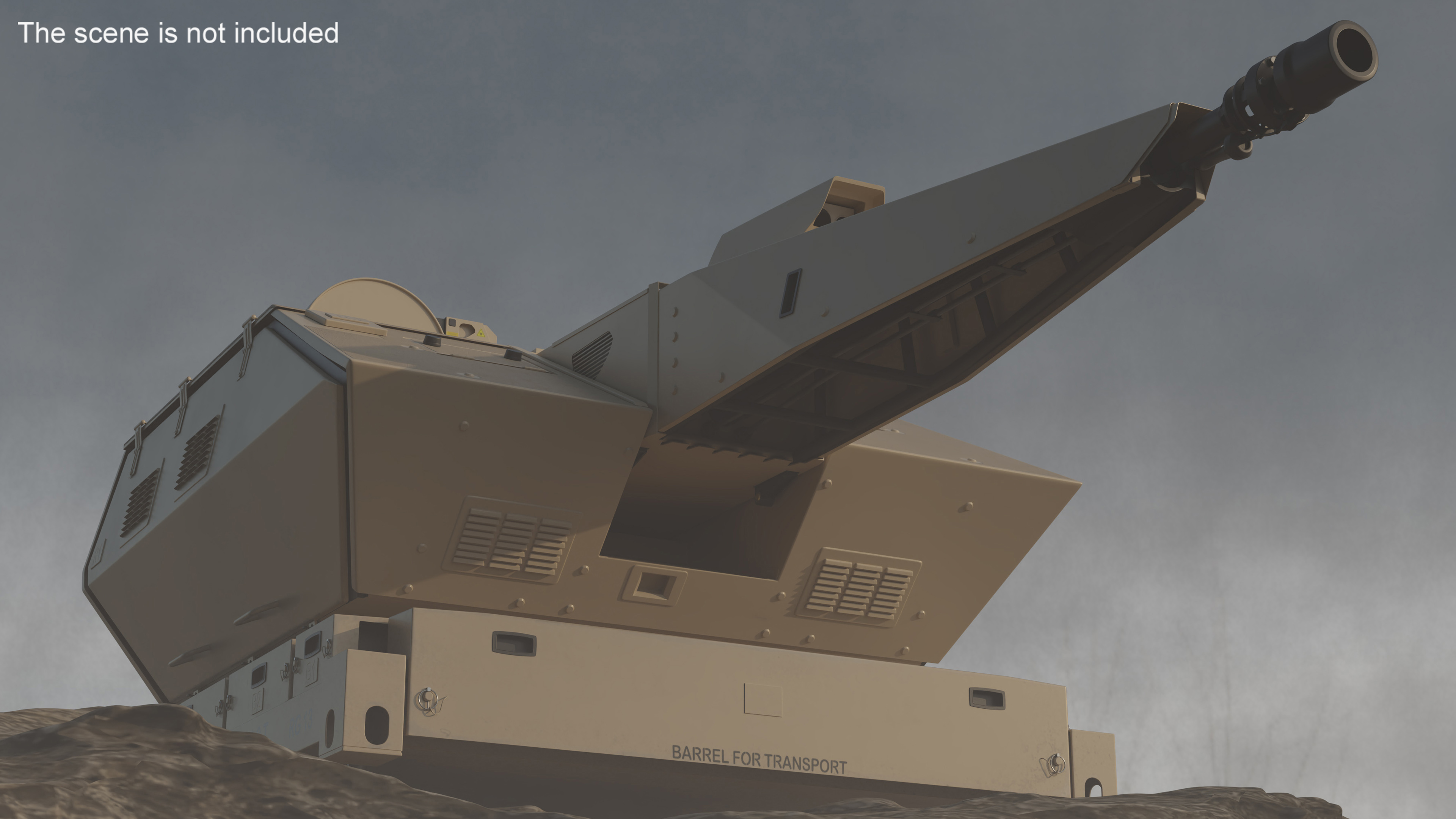 3D Skynex Air Defense System Sand Color
