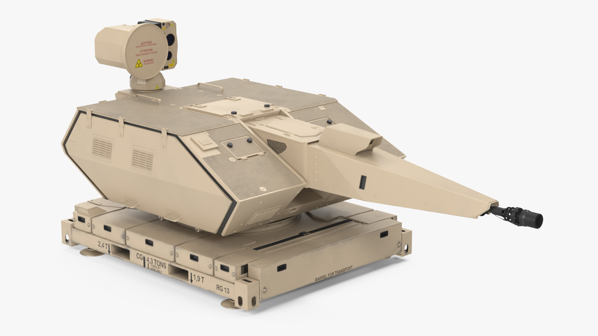 3D Skynex Air Defense System Sand Color