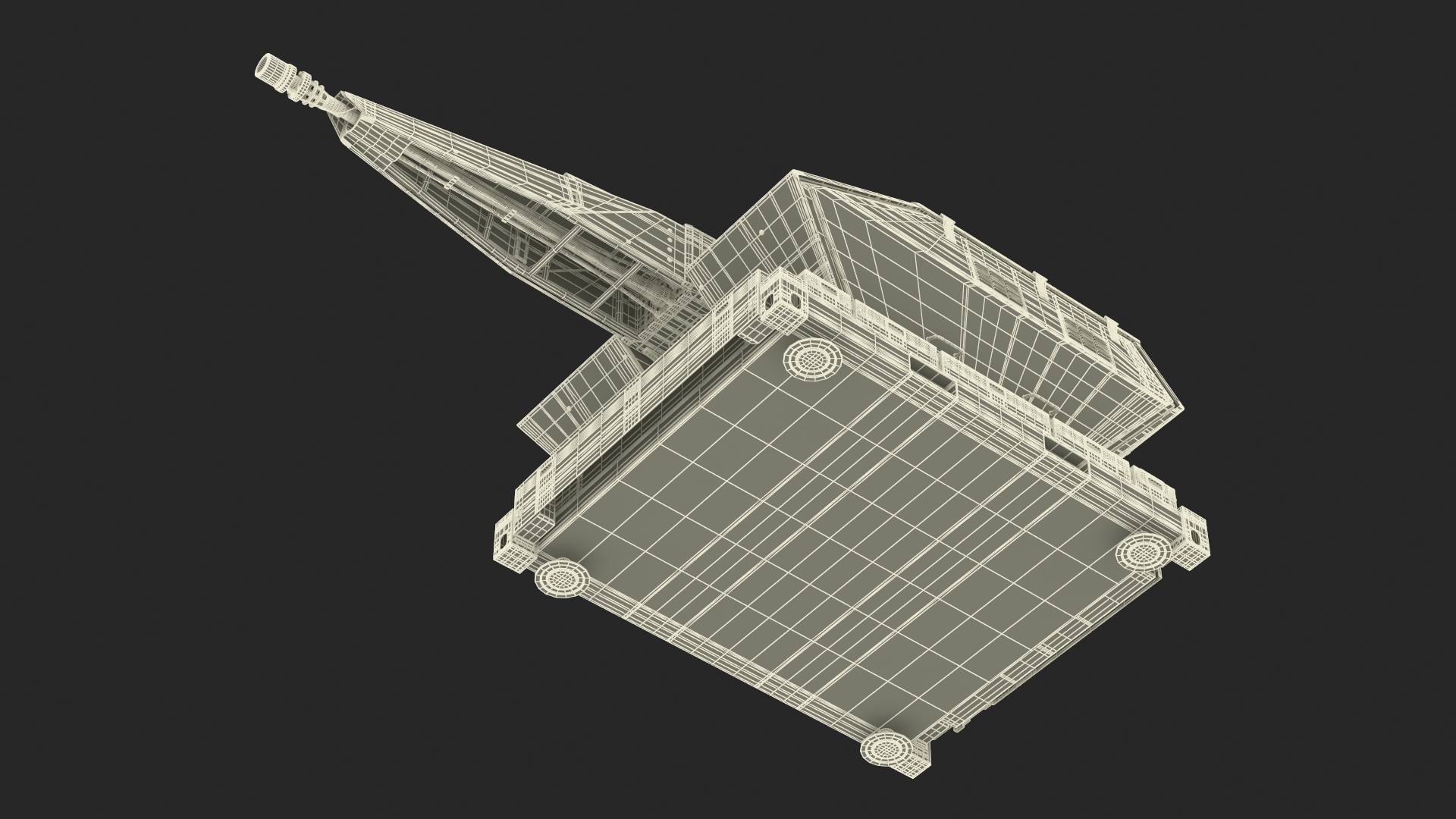 3D Skynex Air Defense System Sand Color