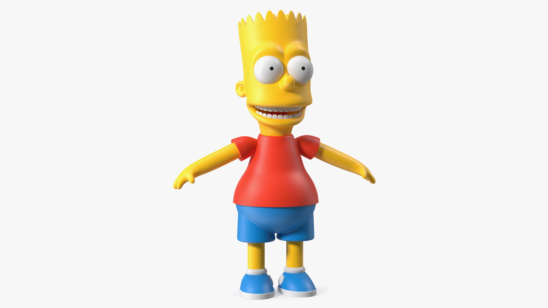 3D Bart Simpson Character Rigged for Maya model