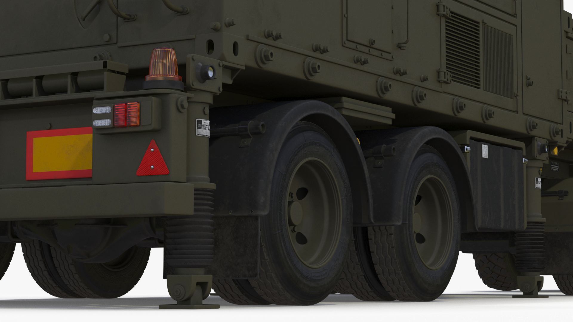 3D Military Truck with Missile System Crotale NG Rigged for Cinema 4D