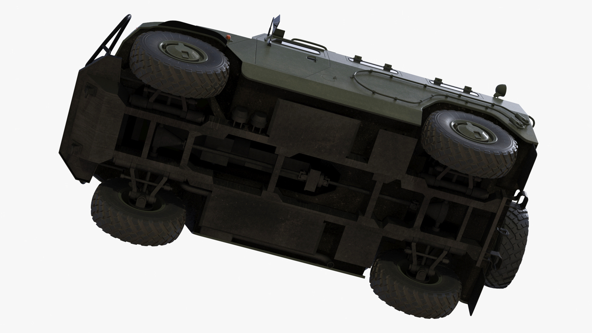 3D Military Truck with Missile System Crotale NG Rigged for Cinema 4D