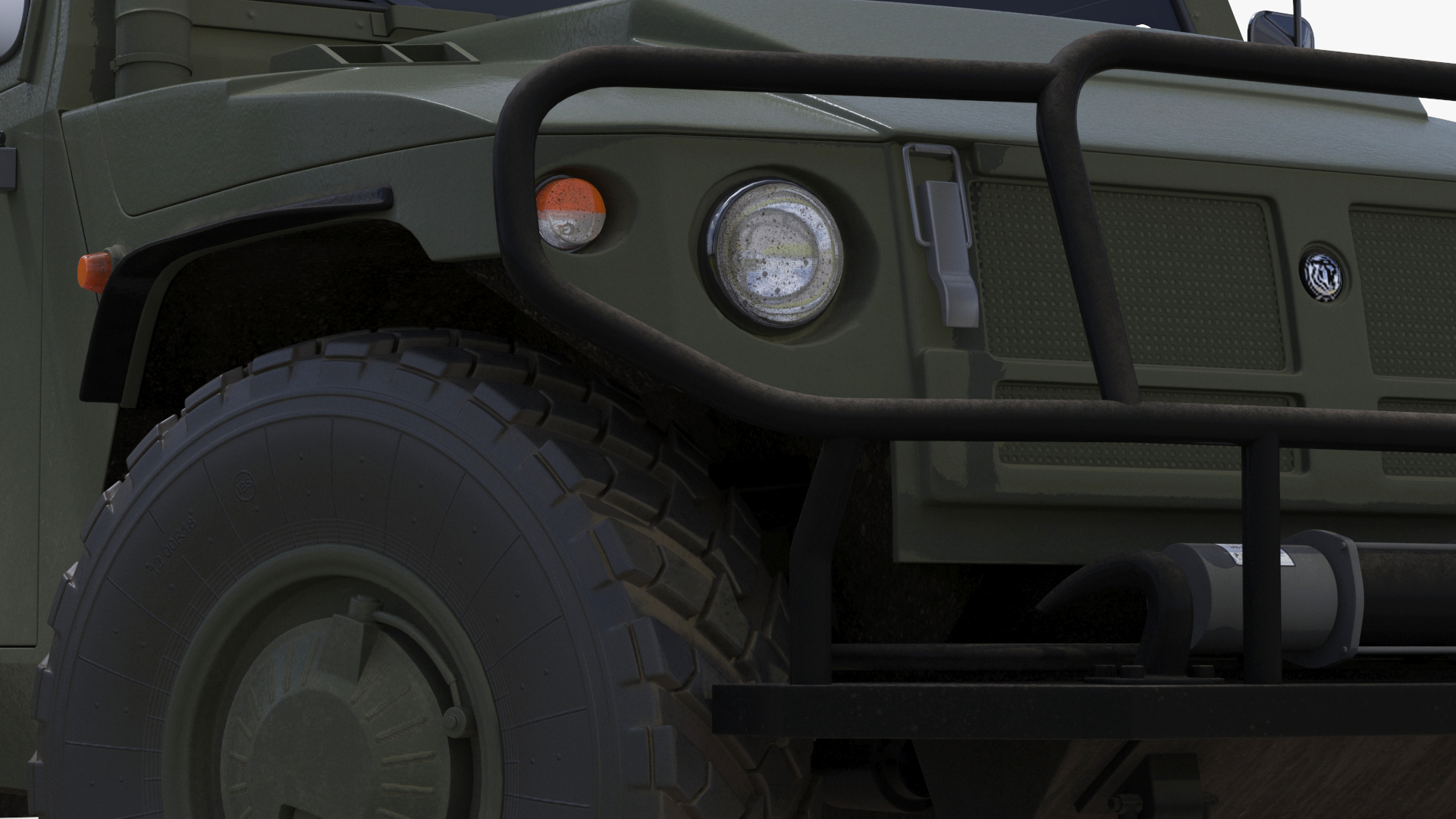 3D Military Truck with Missile System Crotale NG Rigged for Cinema 4D