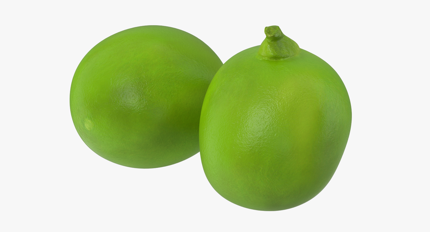 3D Peas On Open Pod