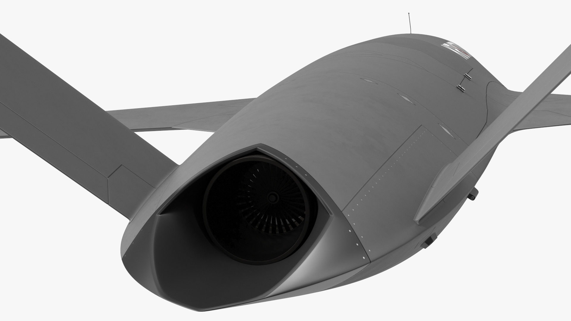 Valkyrie Kratos XQ-58 Combat Military Drone Rigged for Maya 3D model