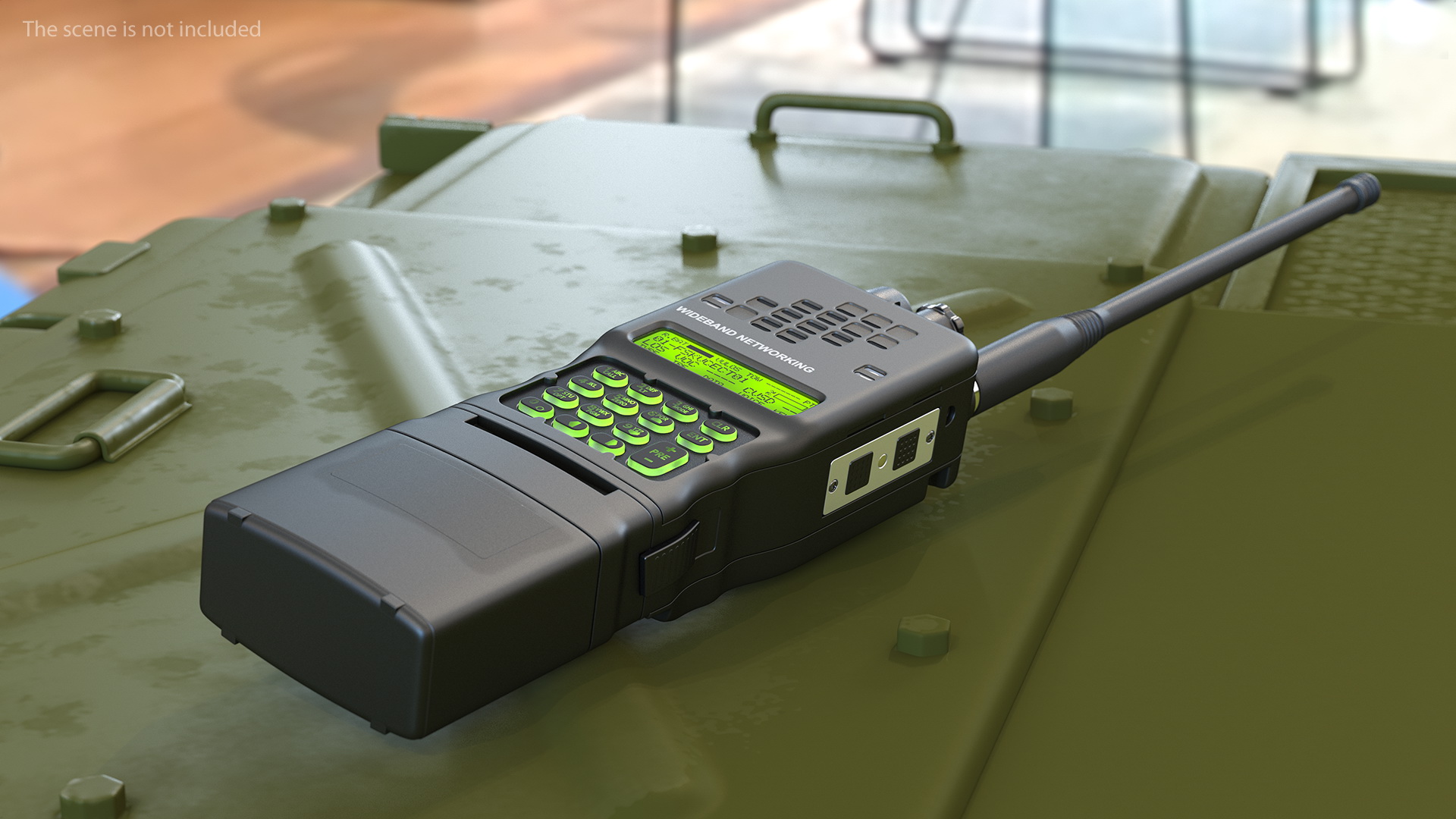 Military Walkie-Talkie 3D