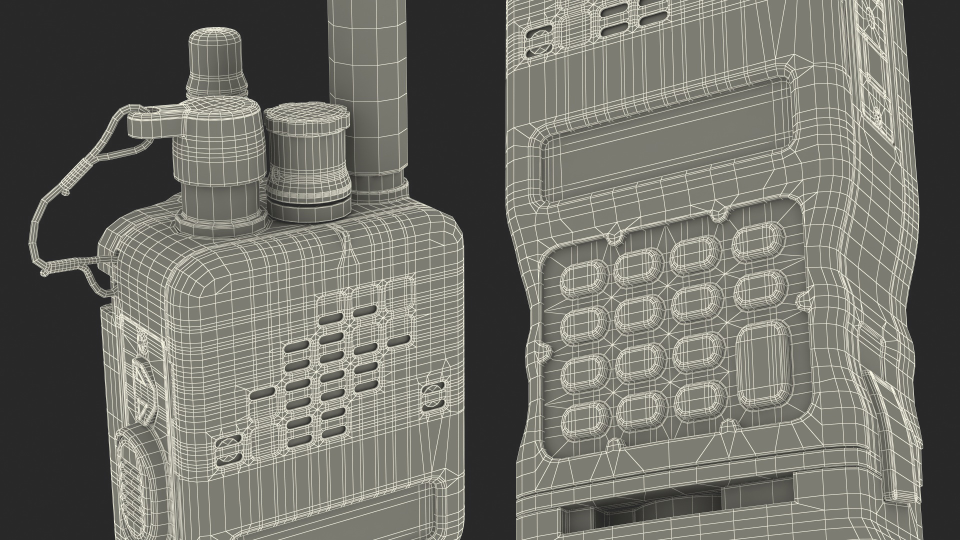 Military Walkie-Talkie 3D