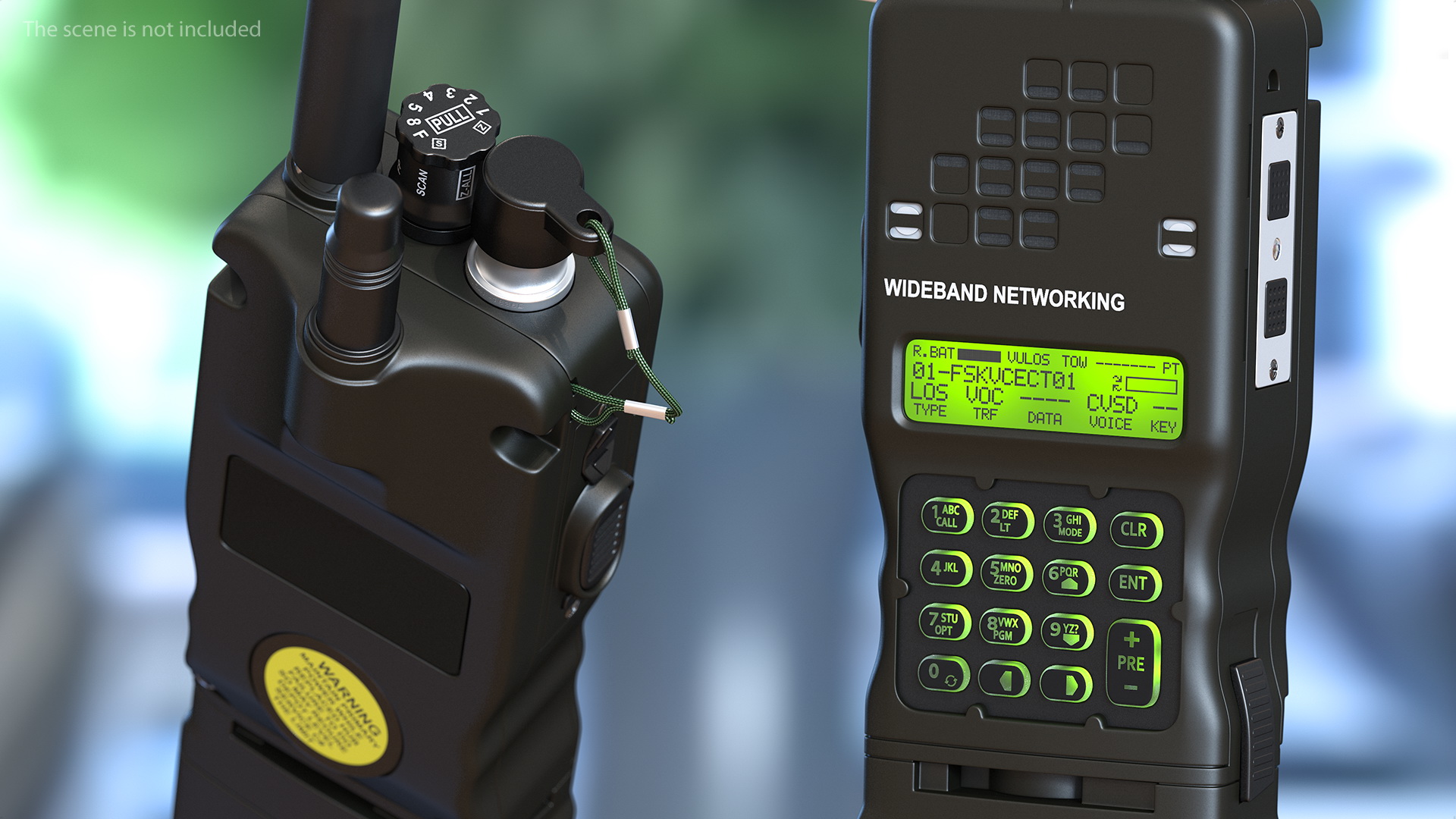 Military Walkie-Talkie 3D