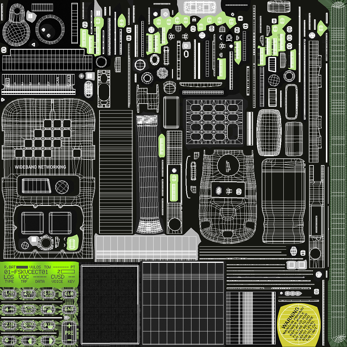 Military Walkie-Talkie 3D