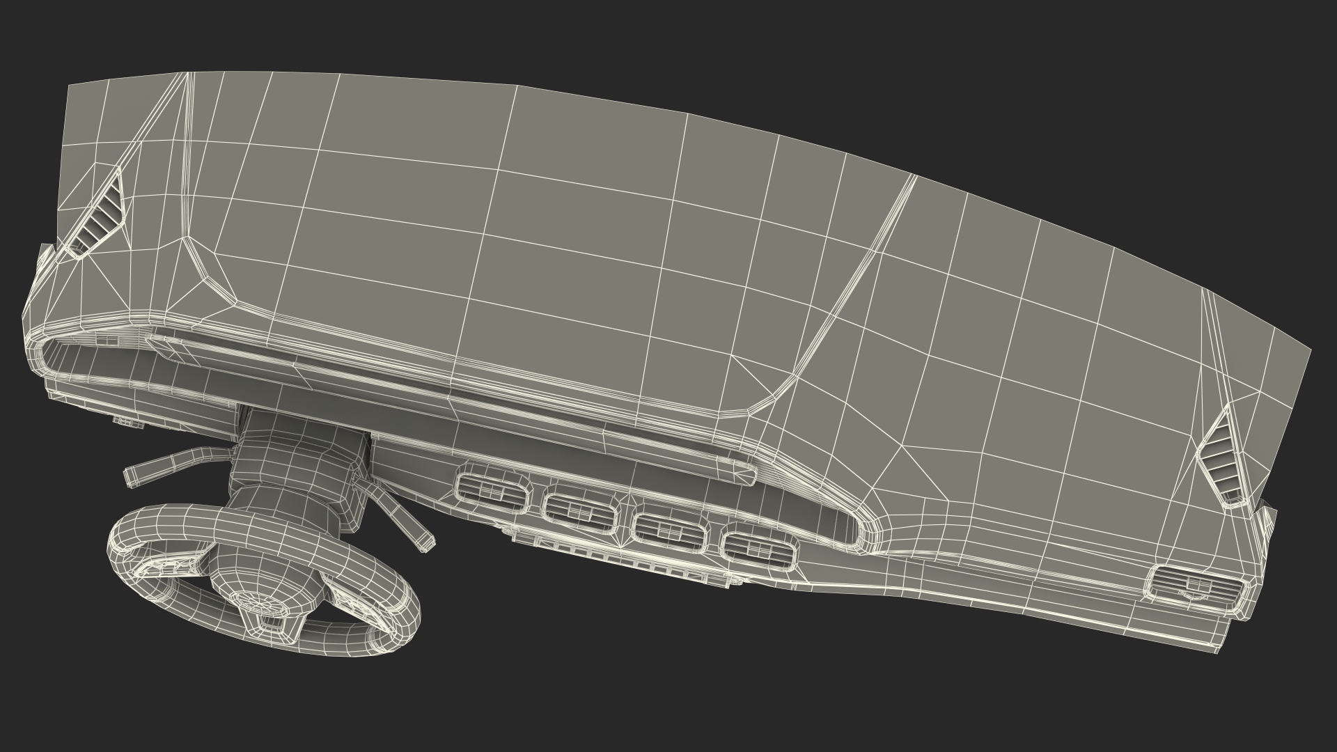 3D model Luxury Car Dashboard