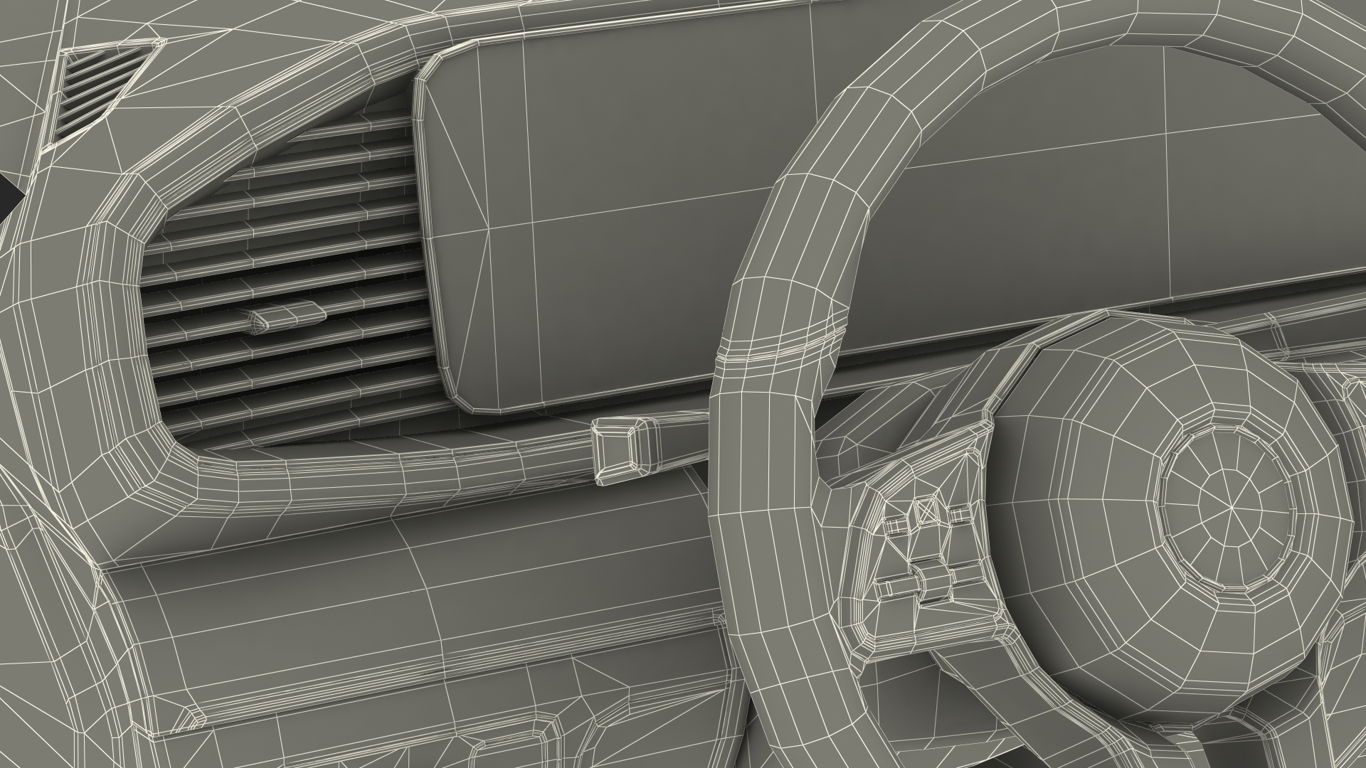 3D model Luxury Car Dashboard
