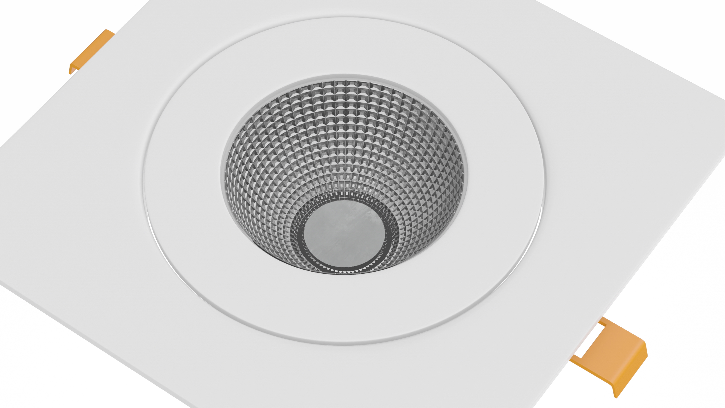 3D model Recessed Modular Ceiling Lamp White