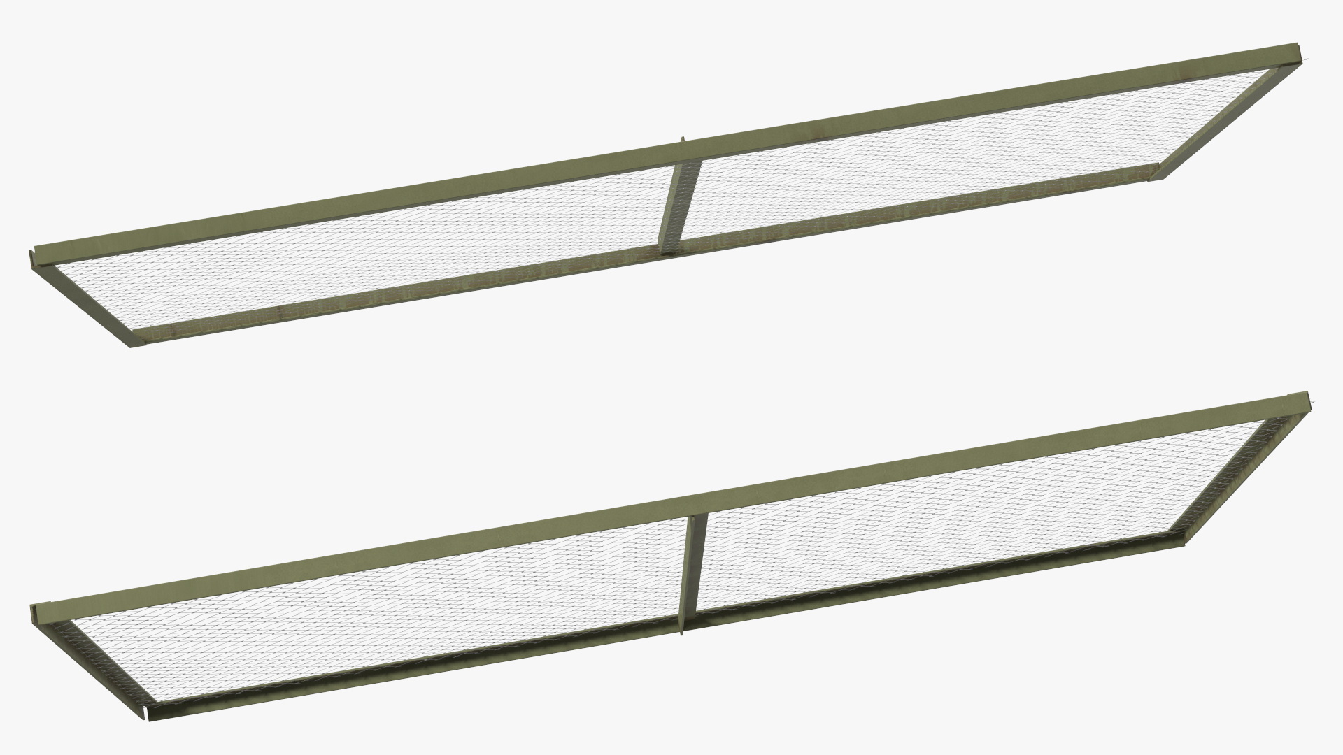 Traditional Wire Fence 3D